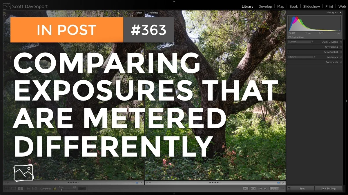 In Post: Comparing Exposures That Are Metered Differently #363