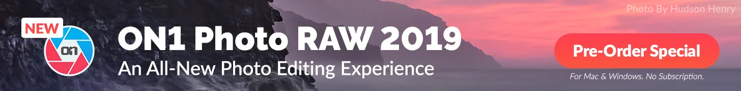 Pre-order ON1 Photo RAW 2019 for $99 (upgrade $79)