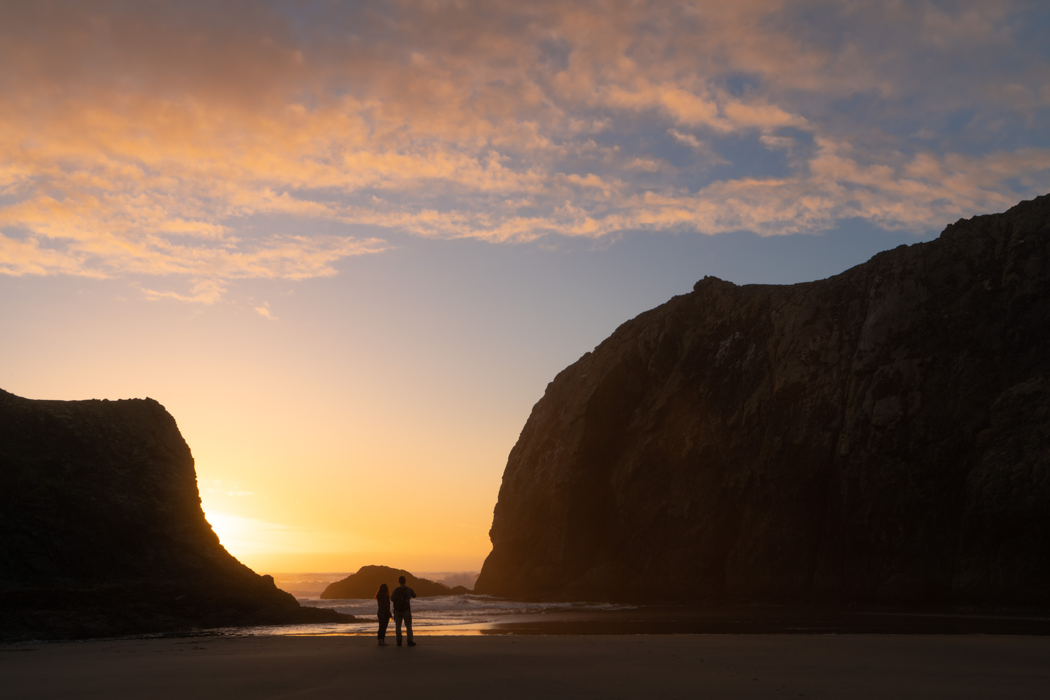 Their First Bandon Sunset