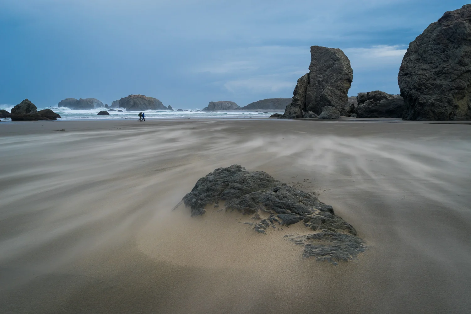 Sandstorm At Bandon Beach