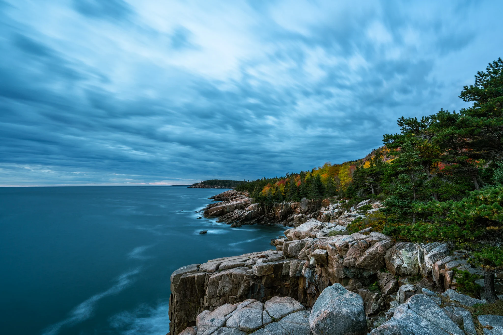Along The Ocean Path In Acadia