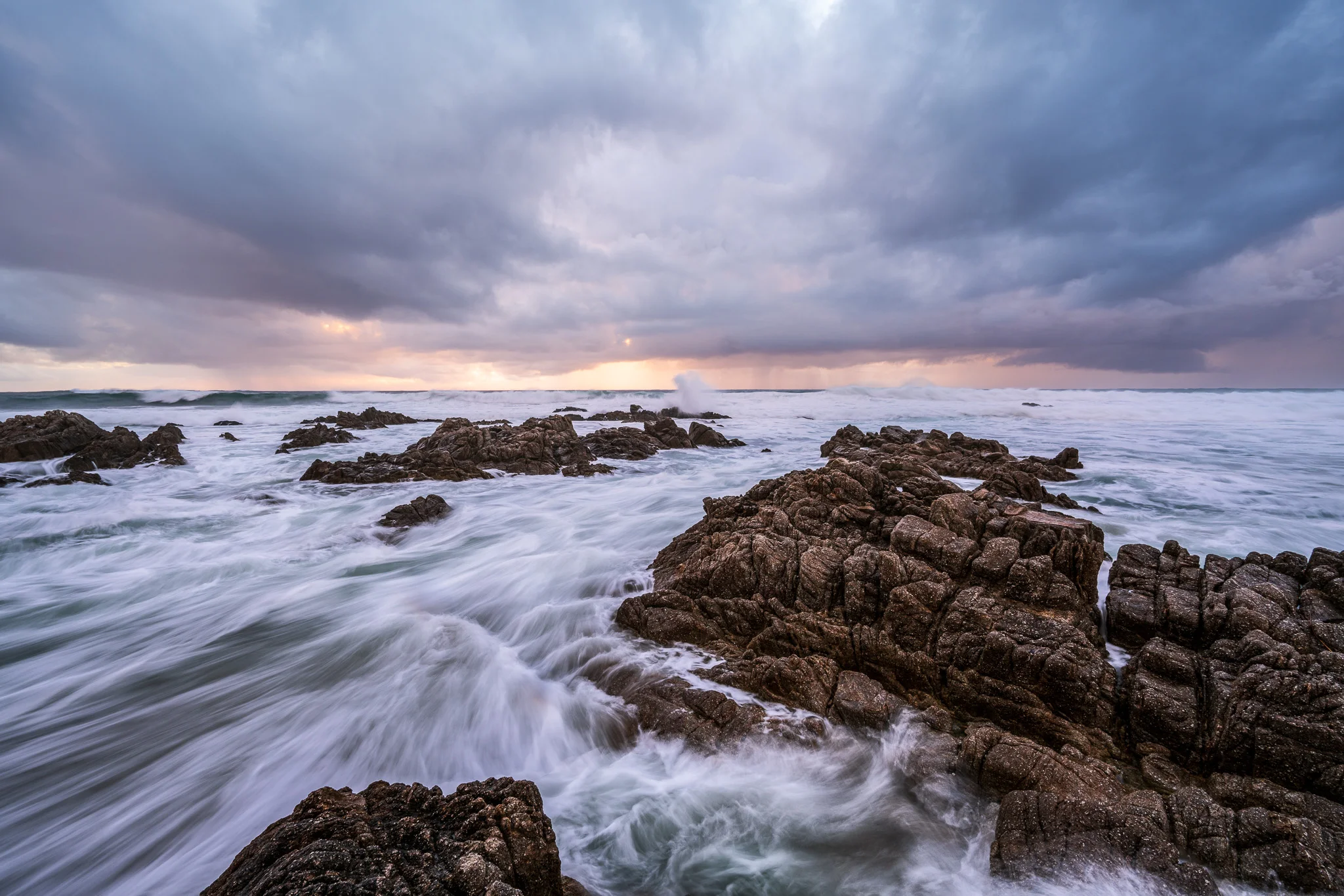 Incoming Storm Asilomar State Beach