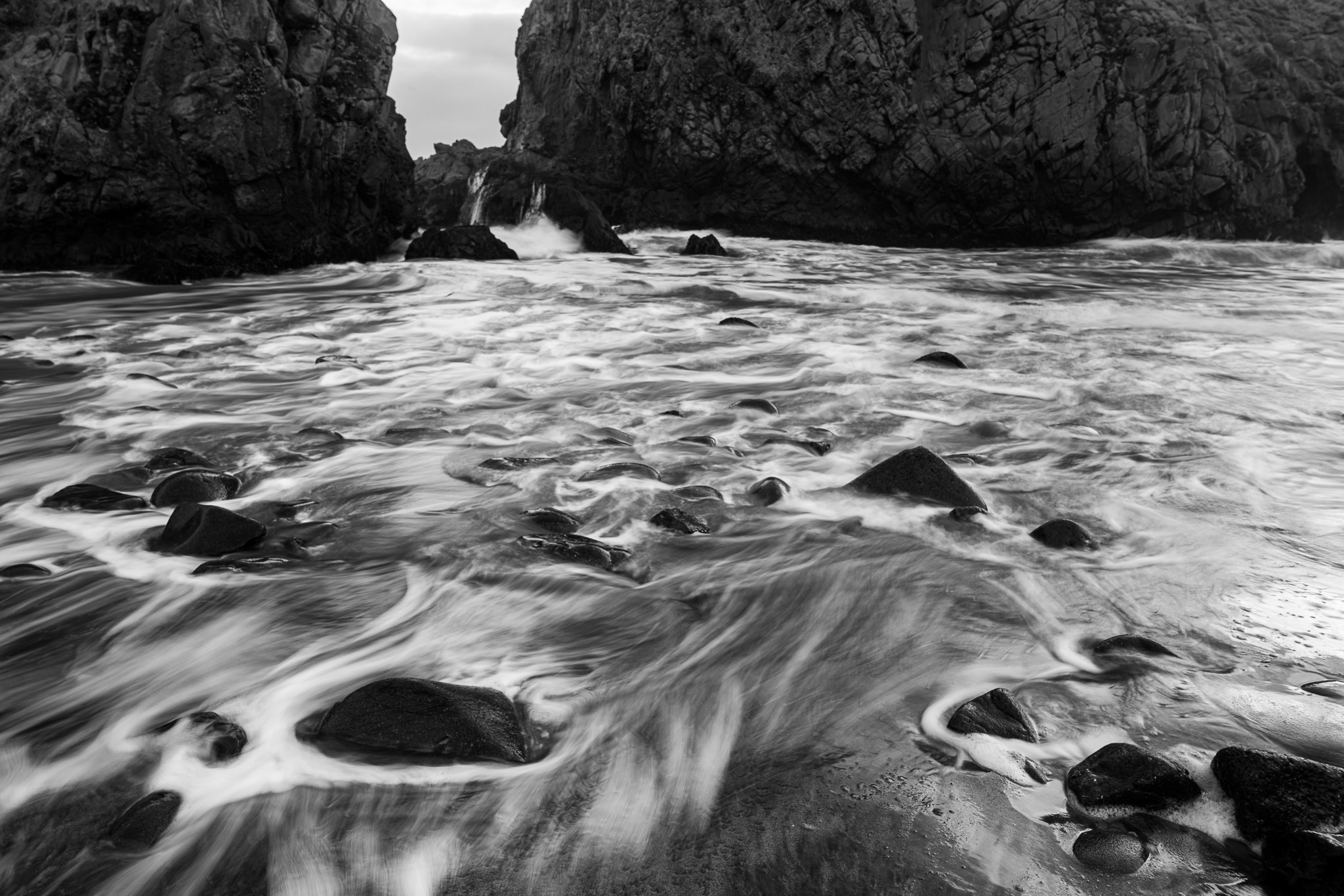 Between The Arches of Pfeiffer Beach
