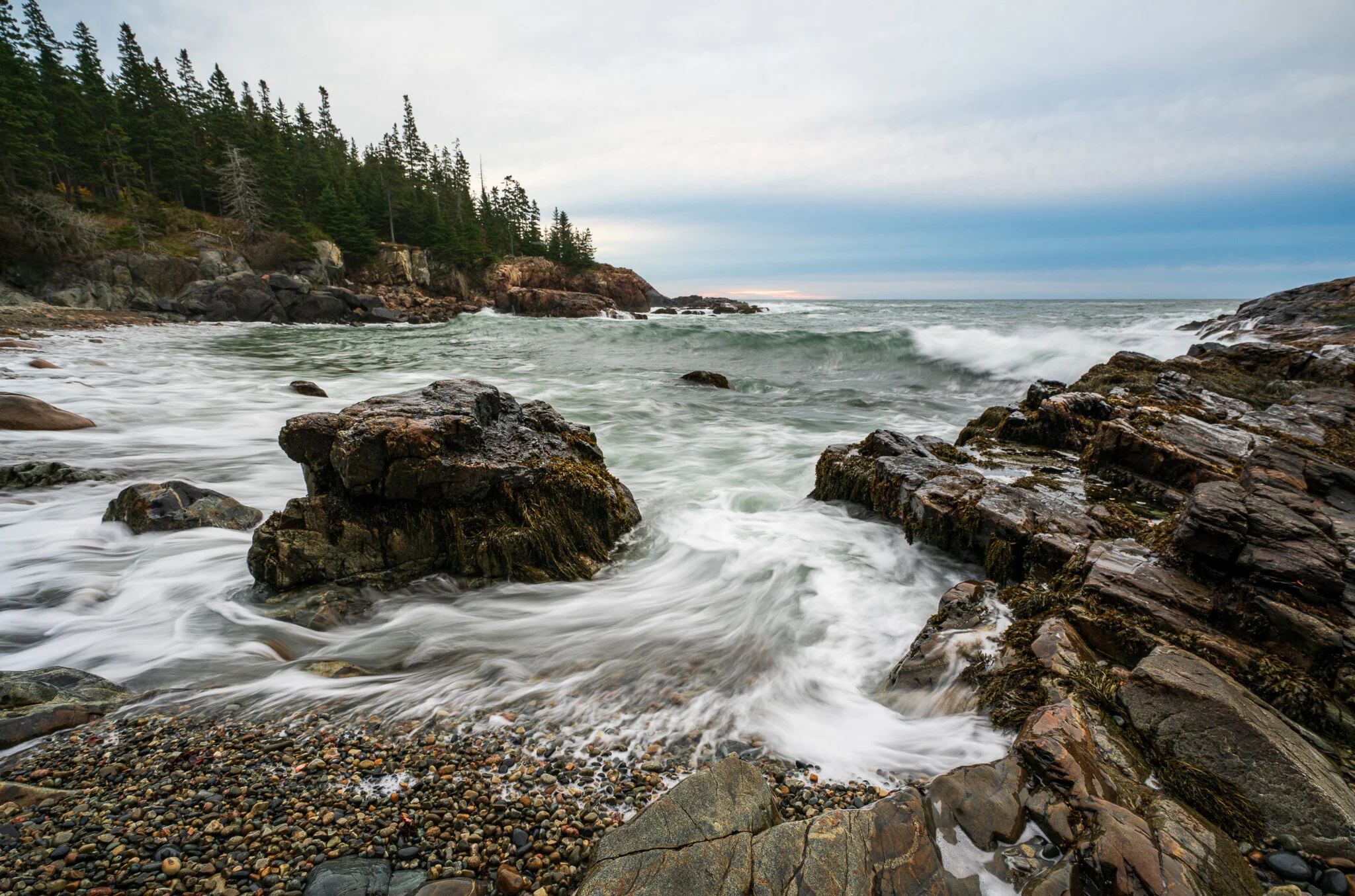 Incoming Tide At Little Hunters Beach
