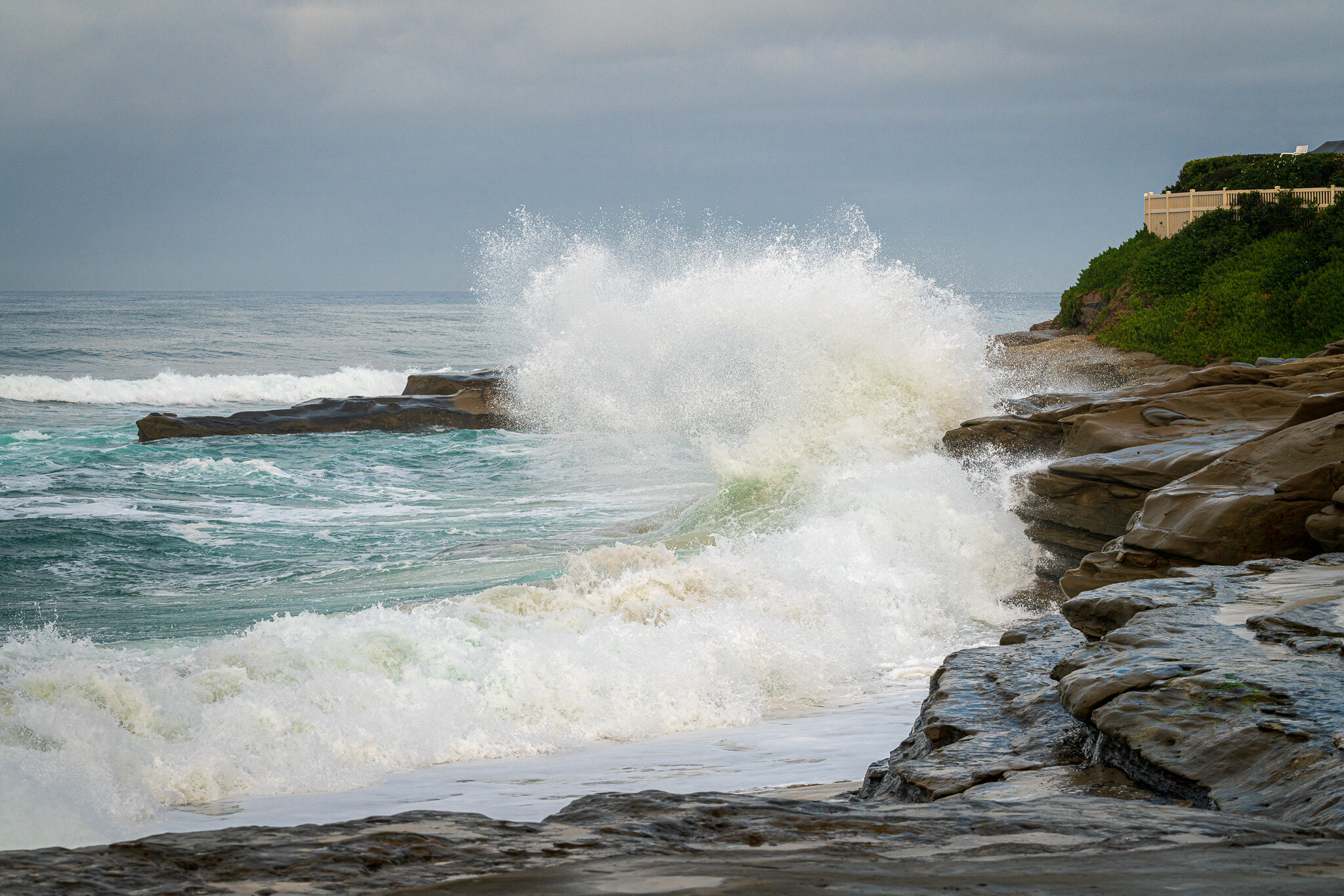 Wave Crash At Windansea Beach