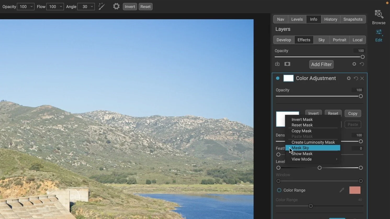 Masking Skies In ON1 Photo RAW