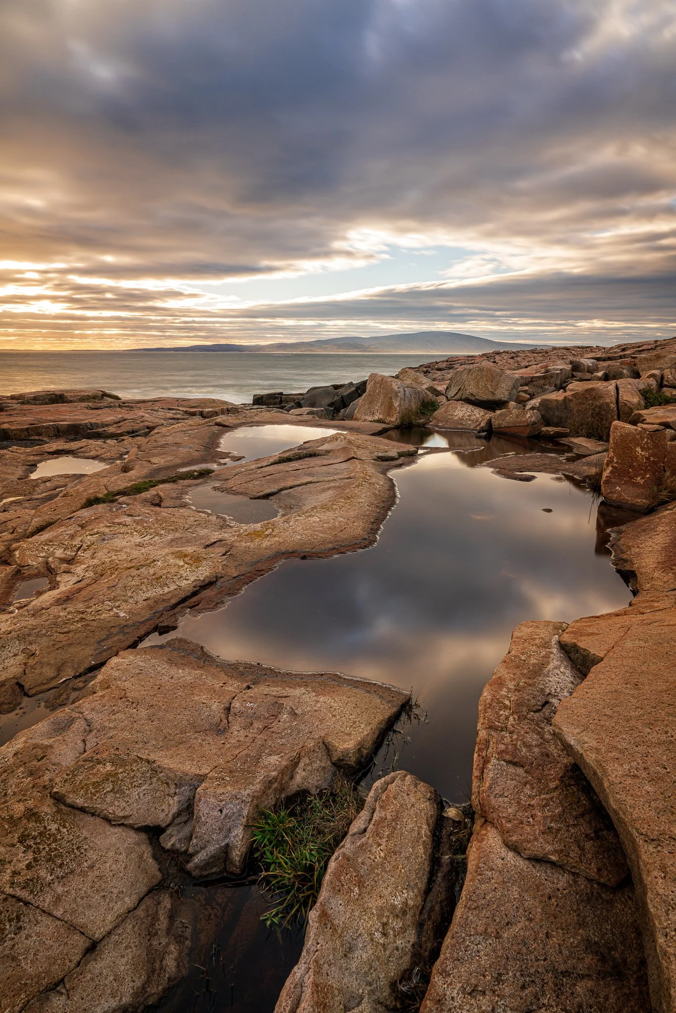 I began photographing at Schoodic Point about an hour before sunset, leaving time to explore as the light changed.