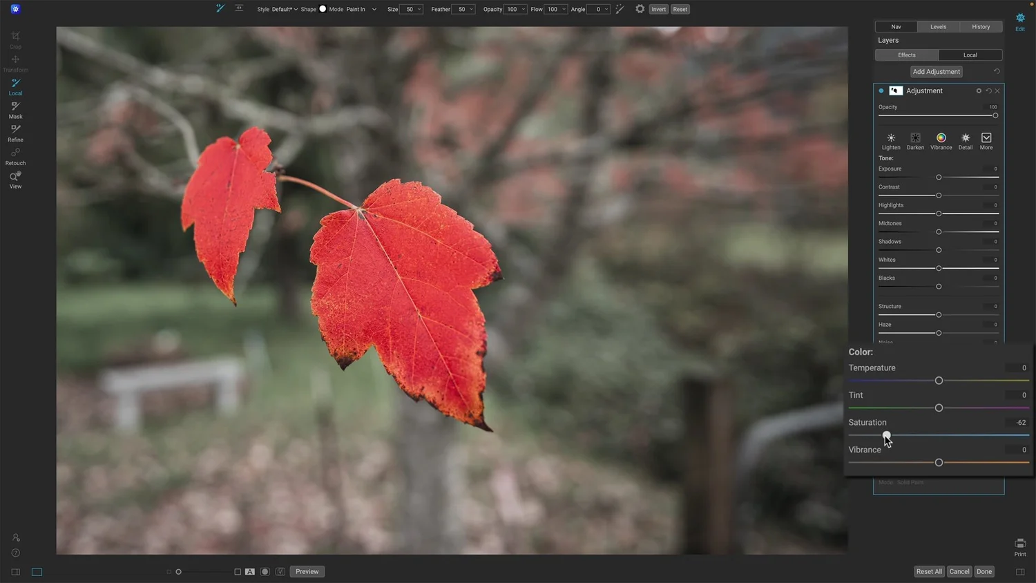 Desaturate Large Areas Of Your Photo In ON1 Effects — Scott Davenport