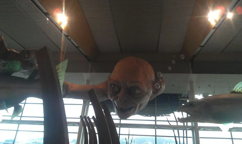 Gollum at Wellington Airport