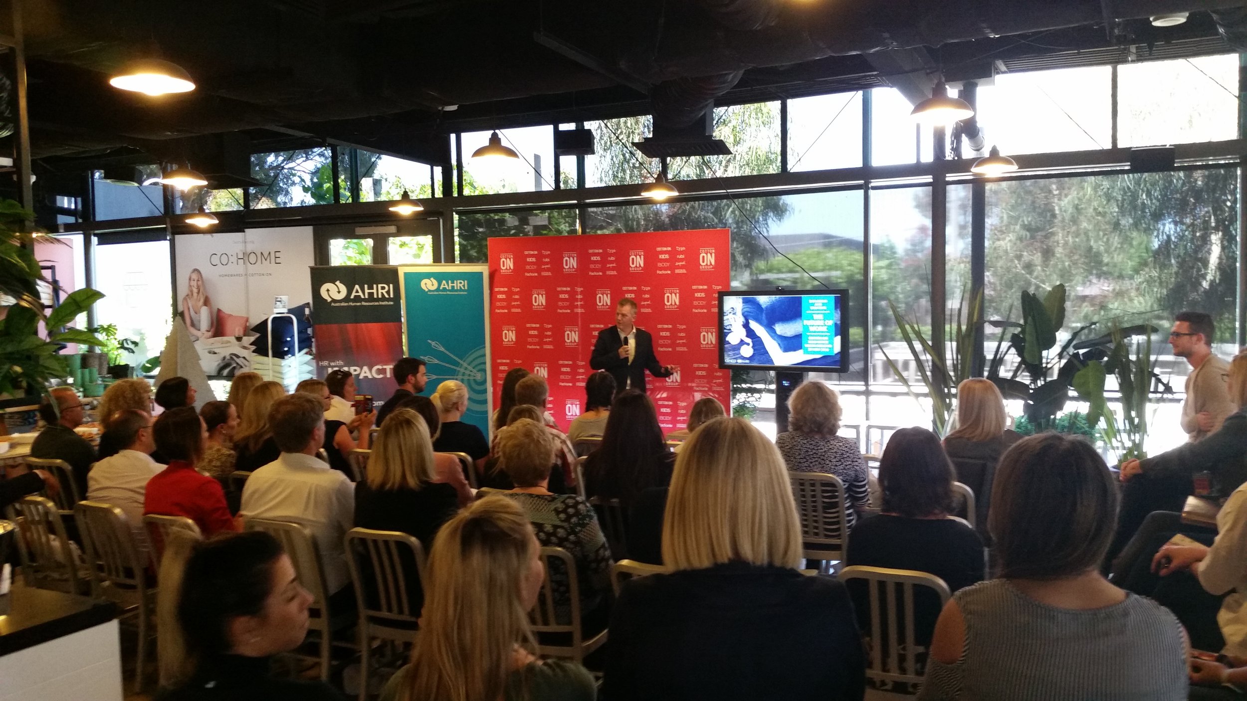 The Future of Work presentation at Cotton On Group, Geelong, Australia, 2016