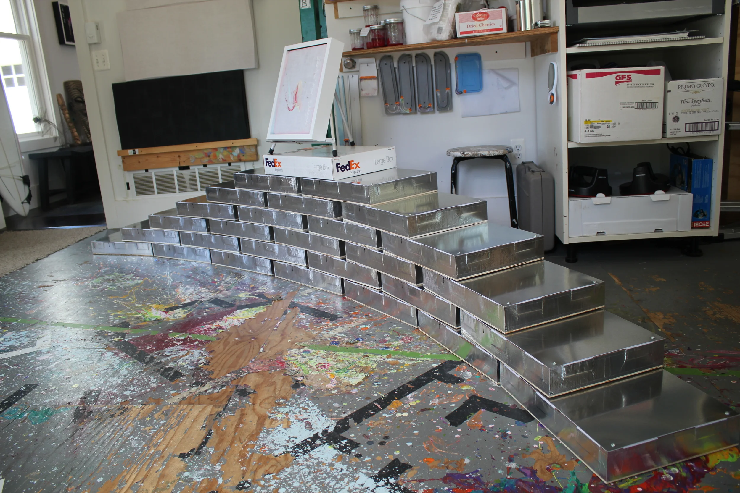 Milky White - 28 (detail - crates)