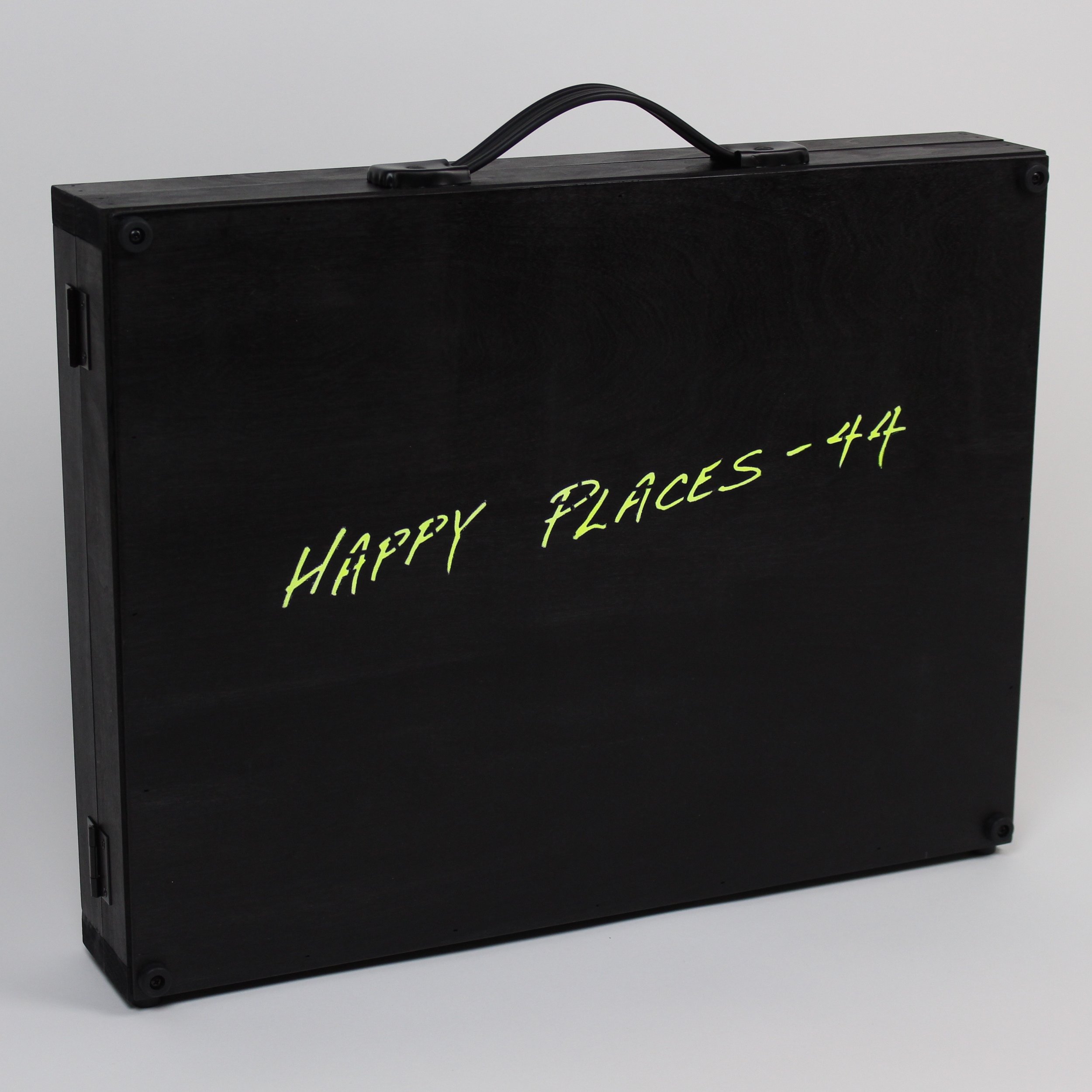 Happy Places-44 Black Travel Case