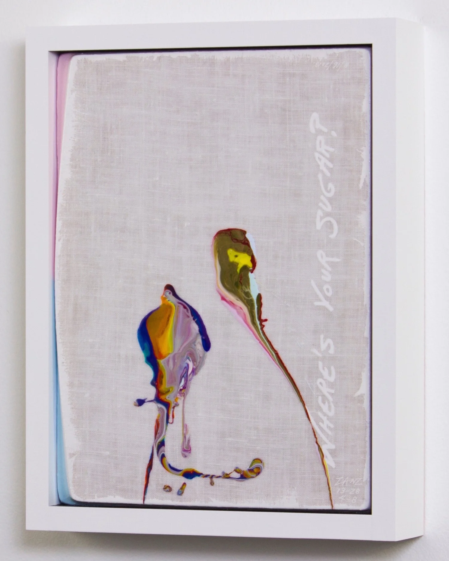 Milky Sugar 4-8, 13-28., 2013. (angle view)