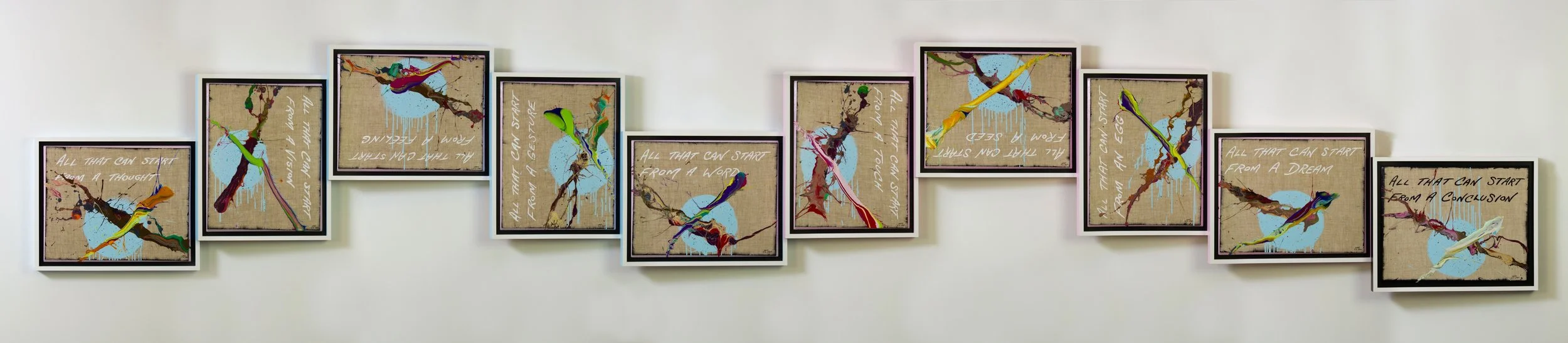 Everything-10.,  2011. (installation painting)