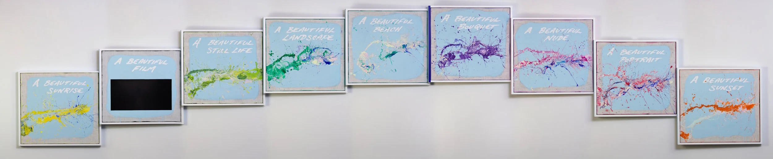 Beautiful-9., 2010-16. (Installation painting).