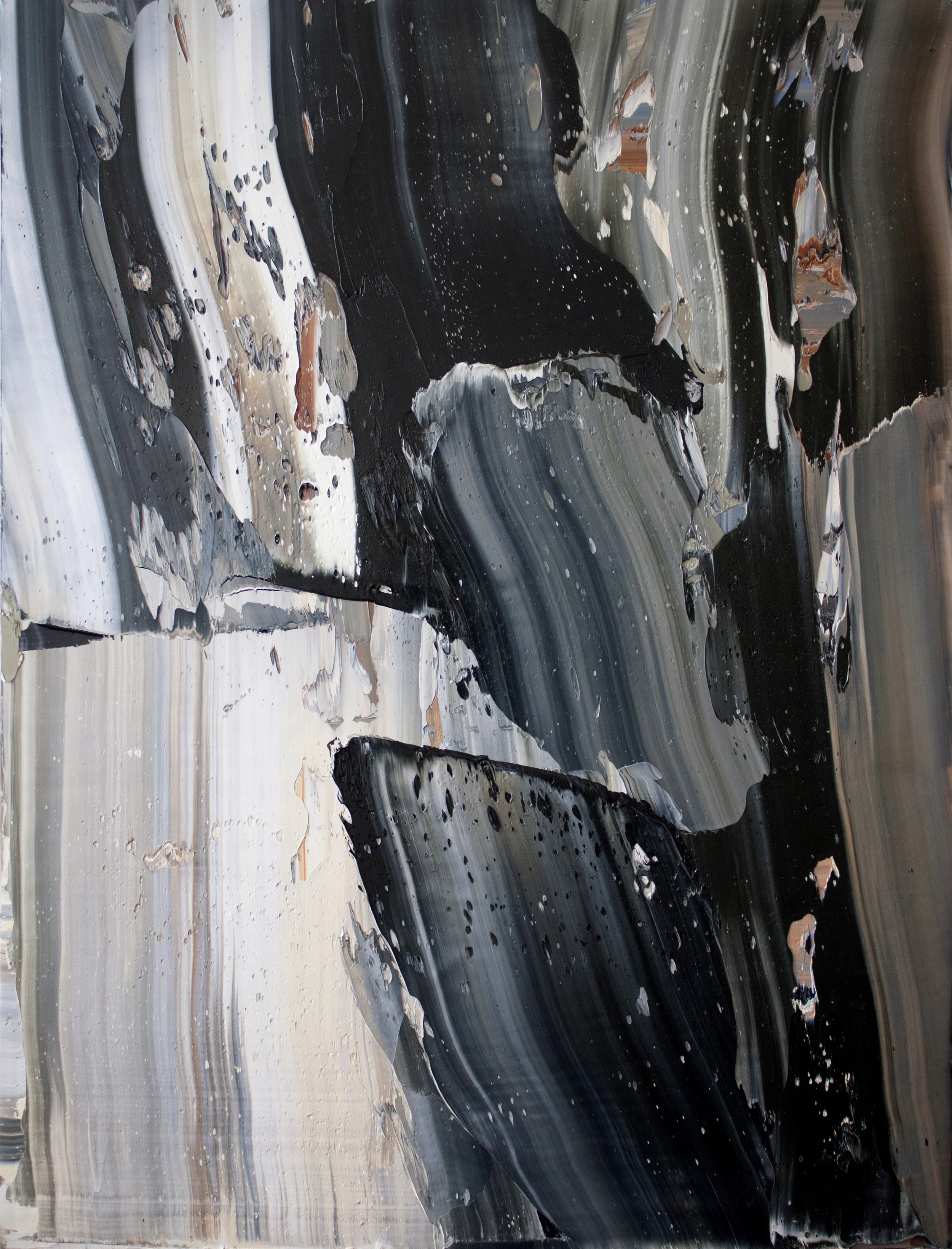 "October 4, 2015," oil on canvas, 48" x 36."