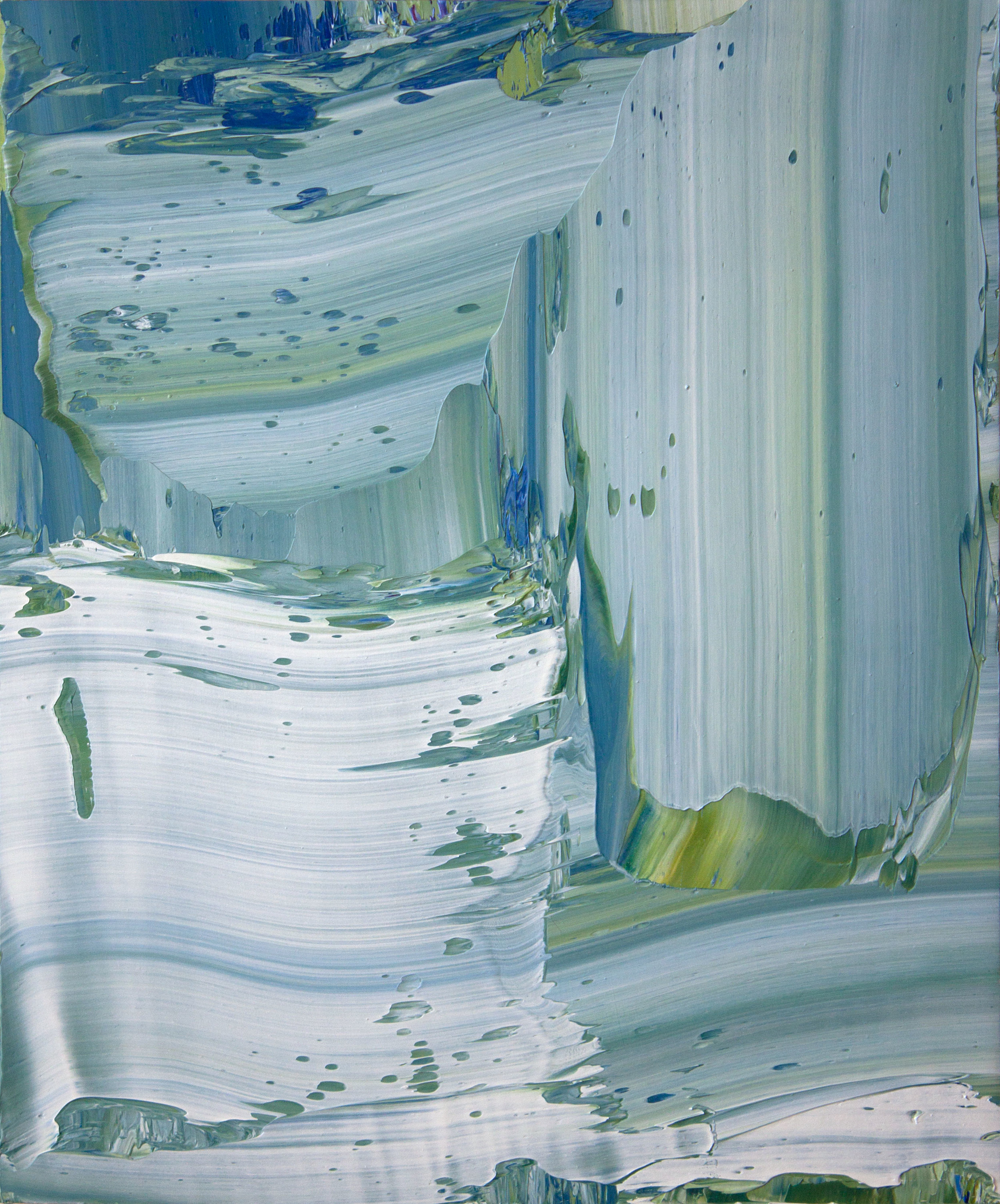 "Better at Lying (April 9, 2014)" oil on panel, 24" x 20".