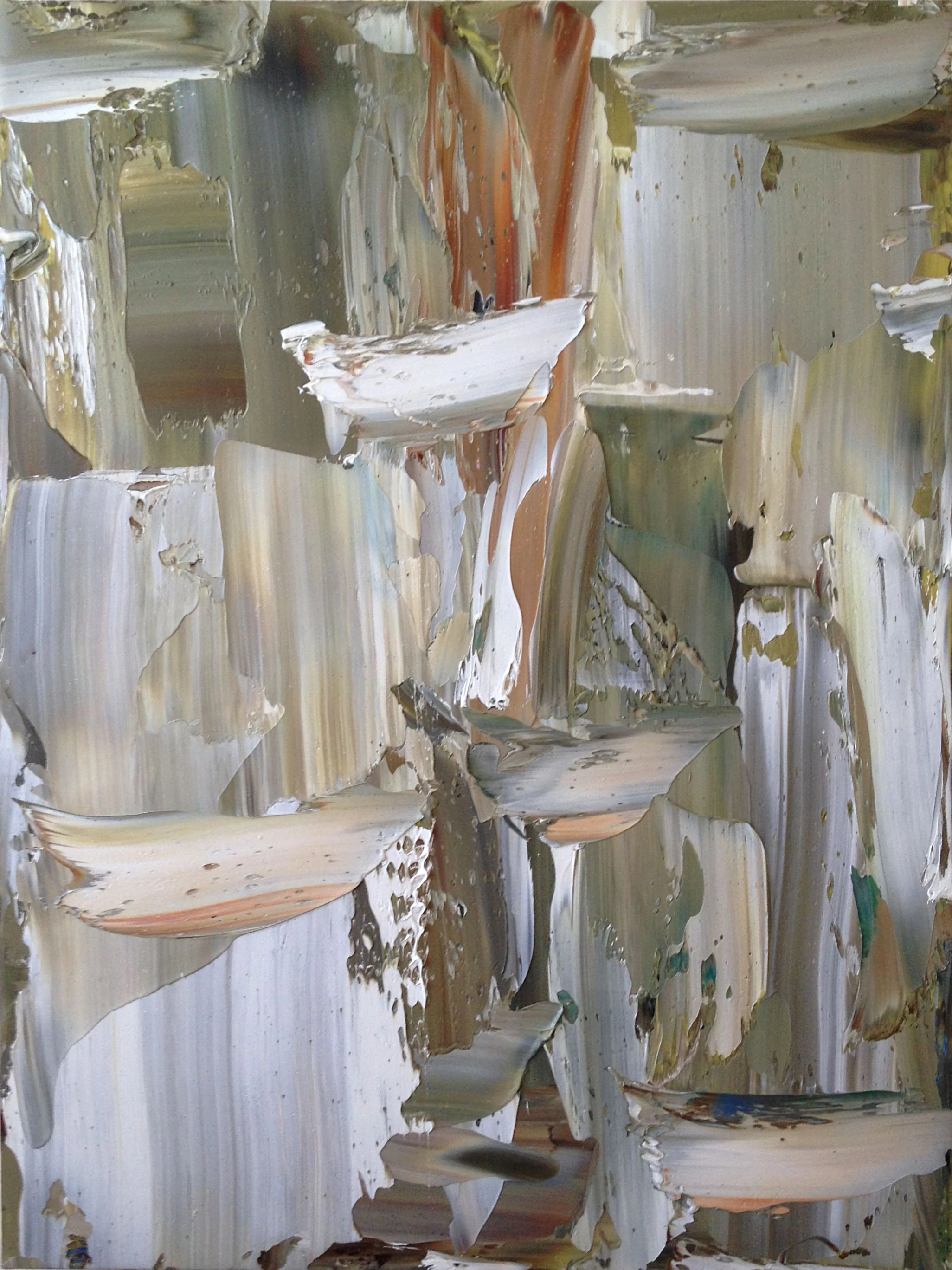 "November 11, 2013," oil on panel, 40" x 30."