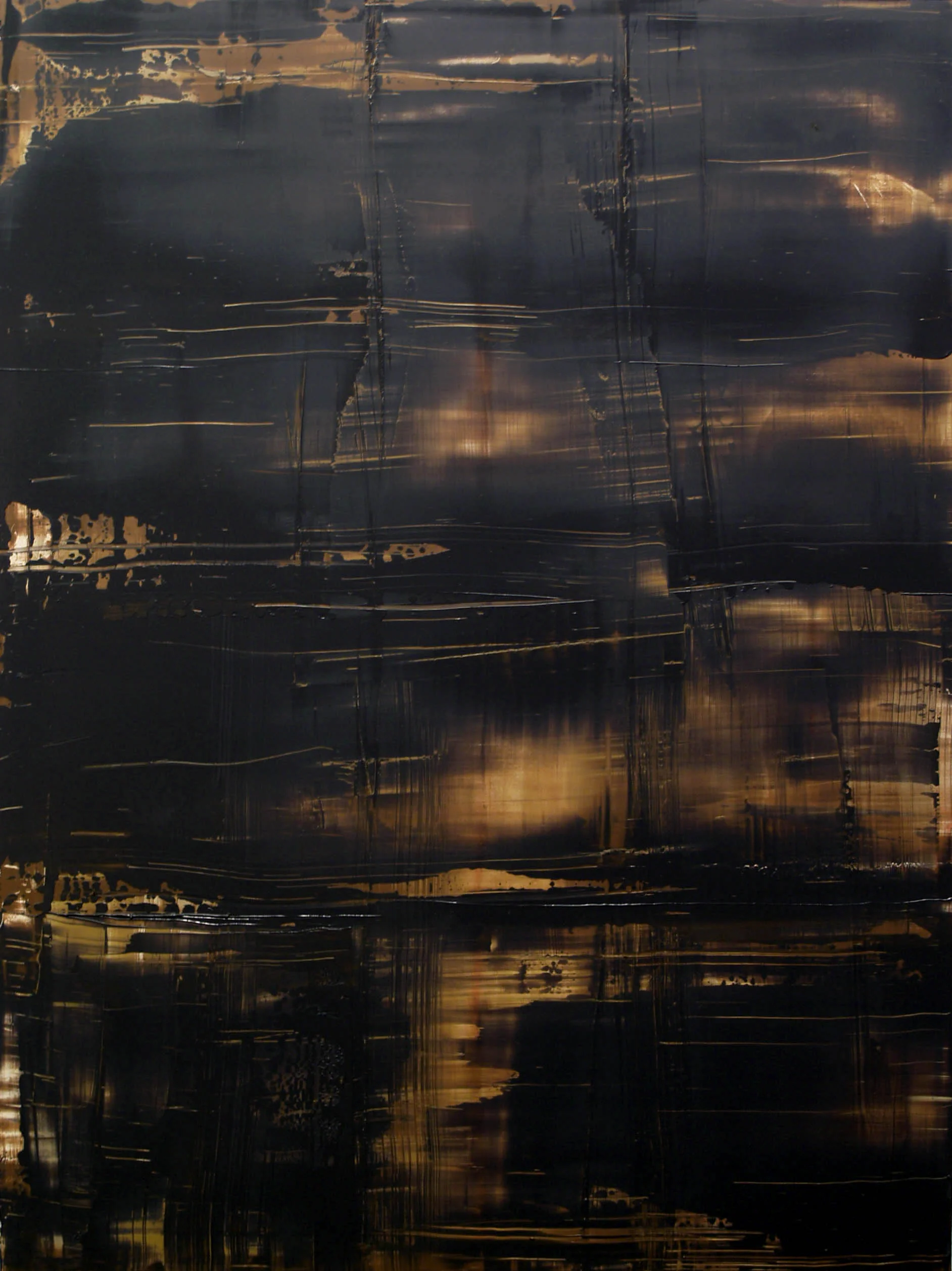 "February 27, 2009" oil on panel, 48" x 36."