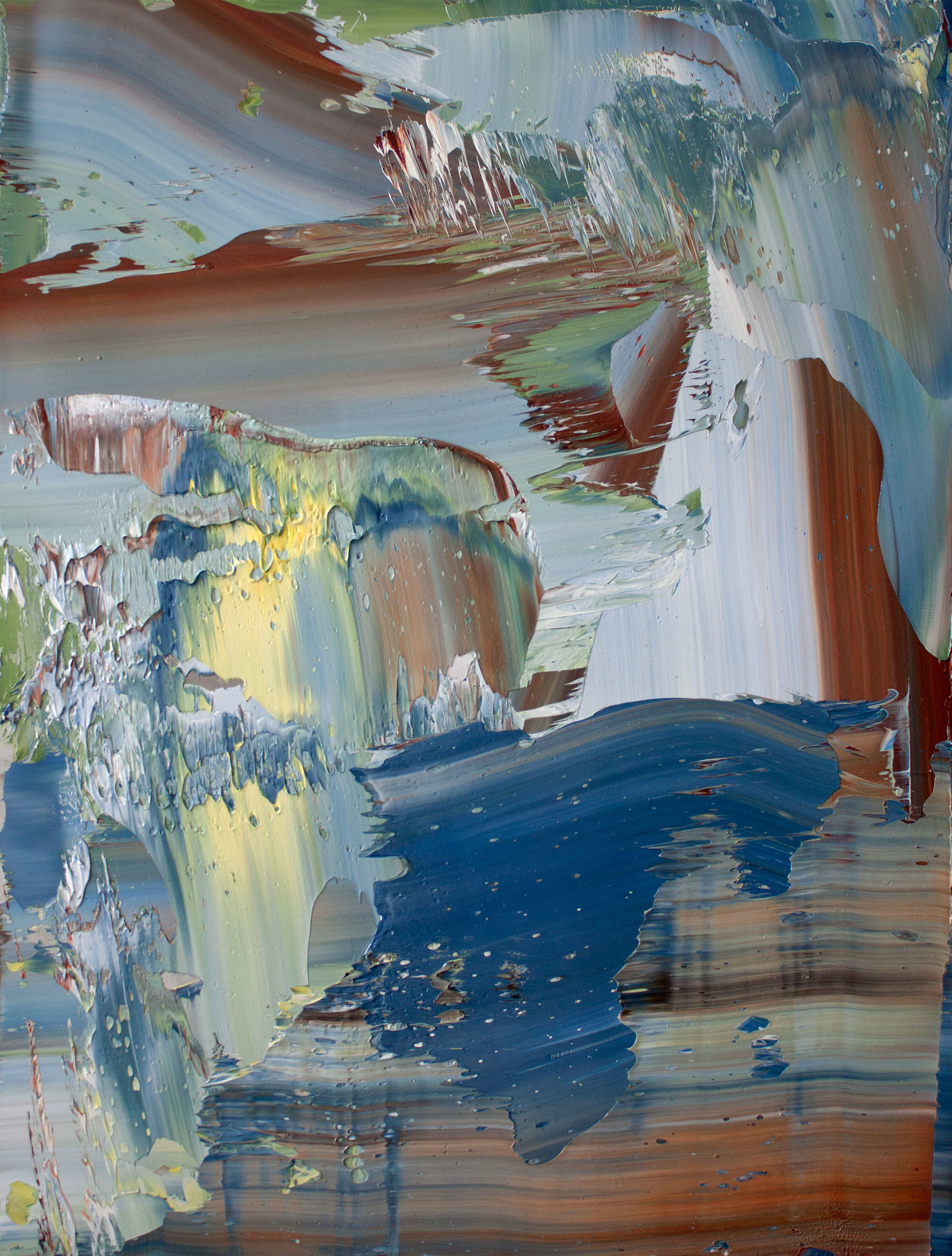 "September 2014," oil on panel.