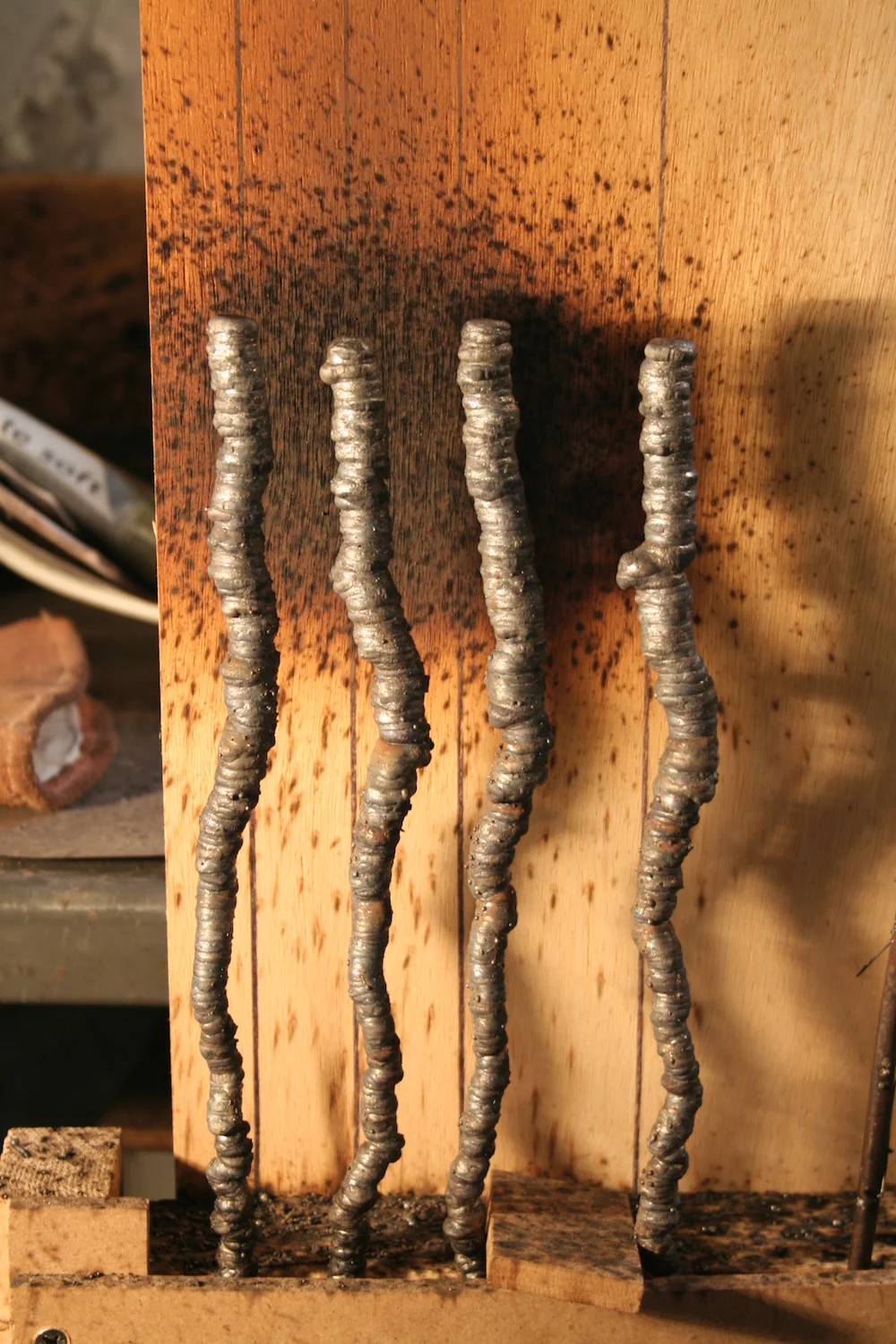 Welding process at Studio Libertiny