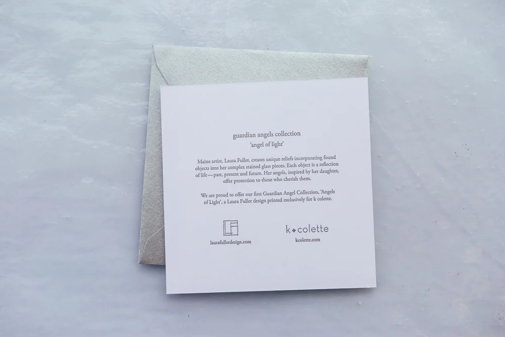 Angel Letterpress Card Set