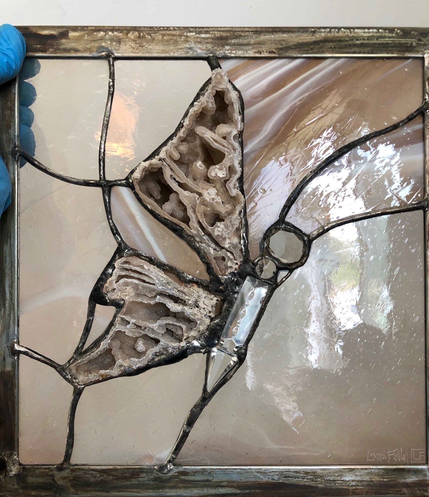 Druzy Coralized Agate Dragonfly