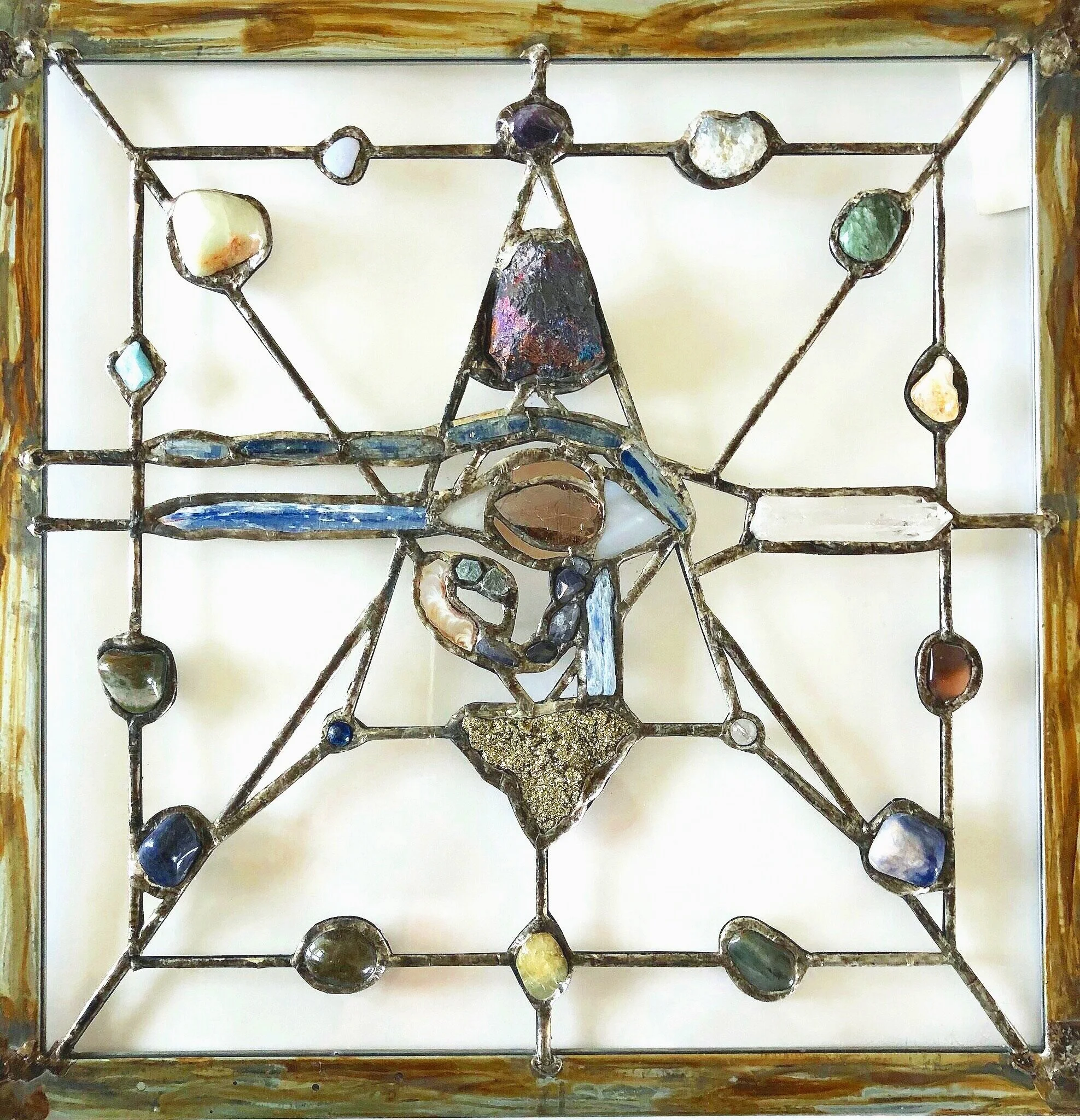 anniversary gift, eye of horus, third eye, chakras, third eye chakra, sapphire, kyanite