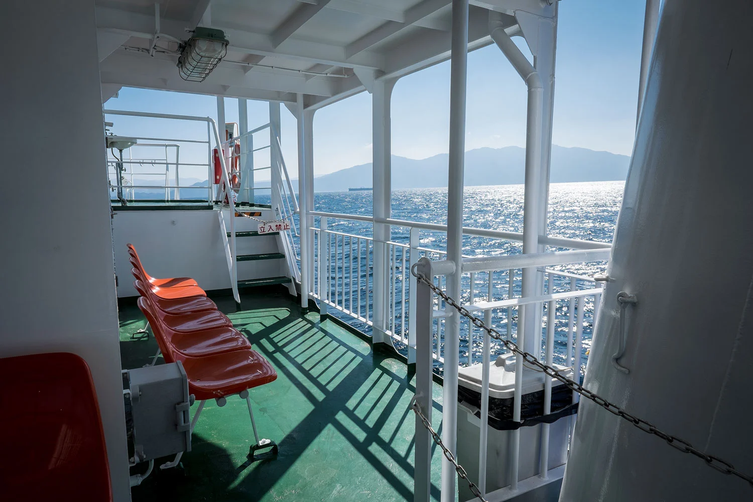 La vista dal traghetto di Cape Sata