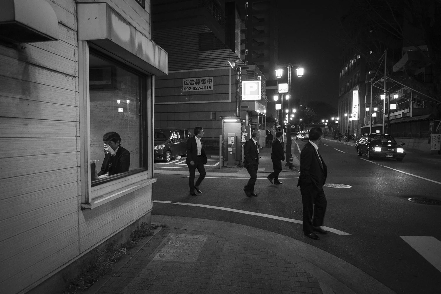 Night street scenes of Fukuoka