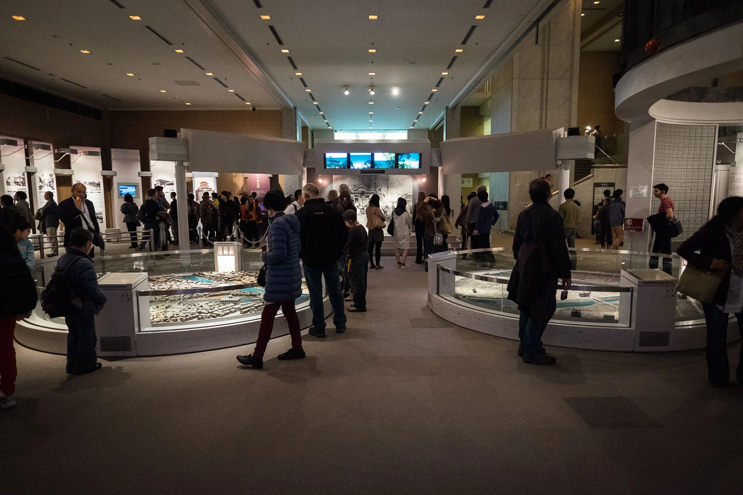L'interno del museo. 