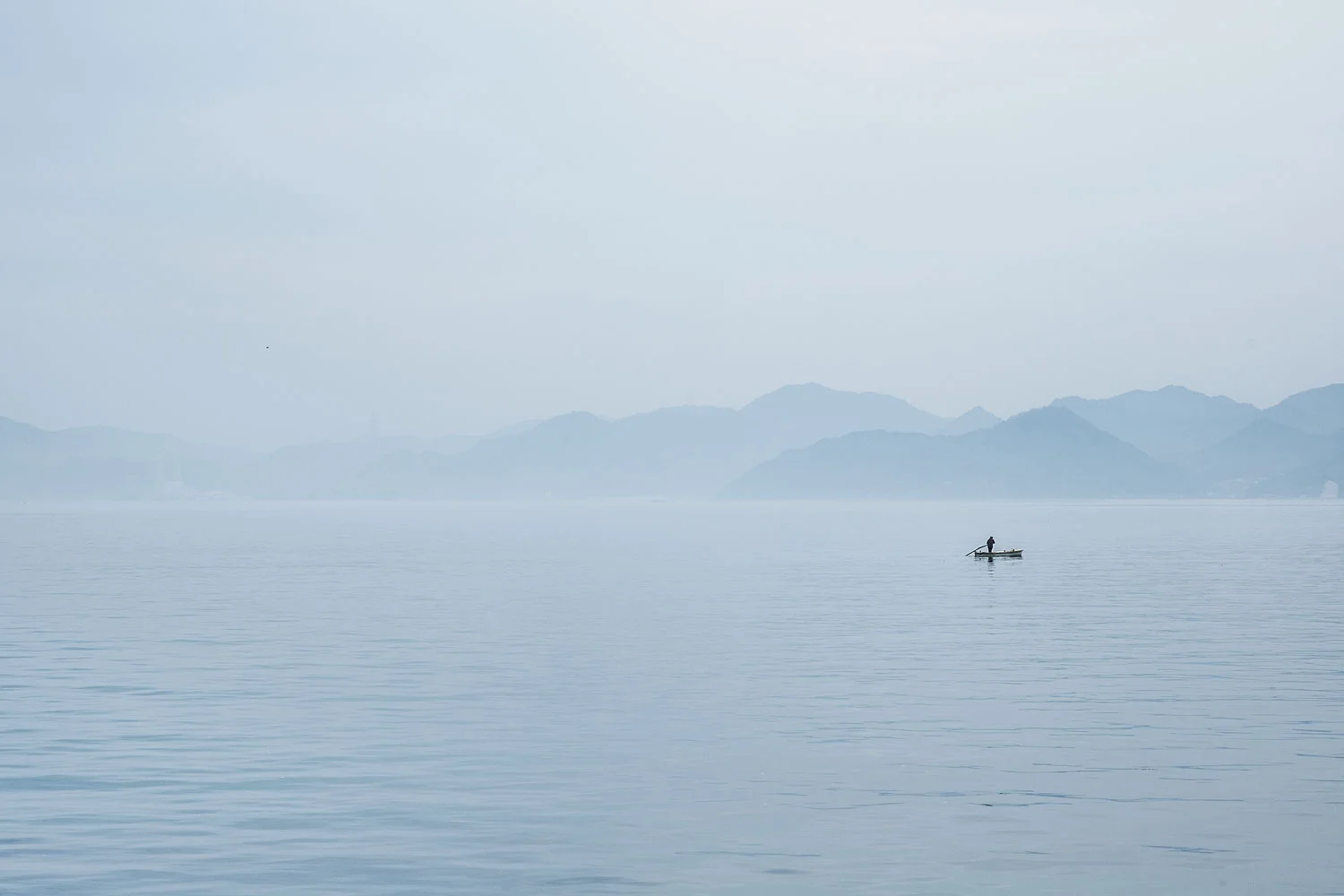 Morning scenes from one of the islands. 