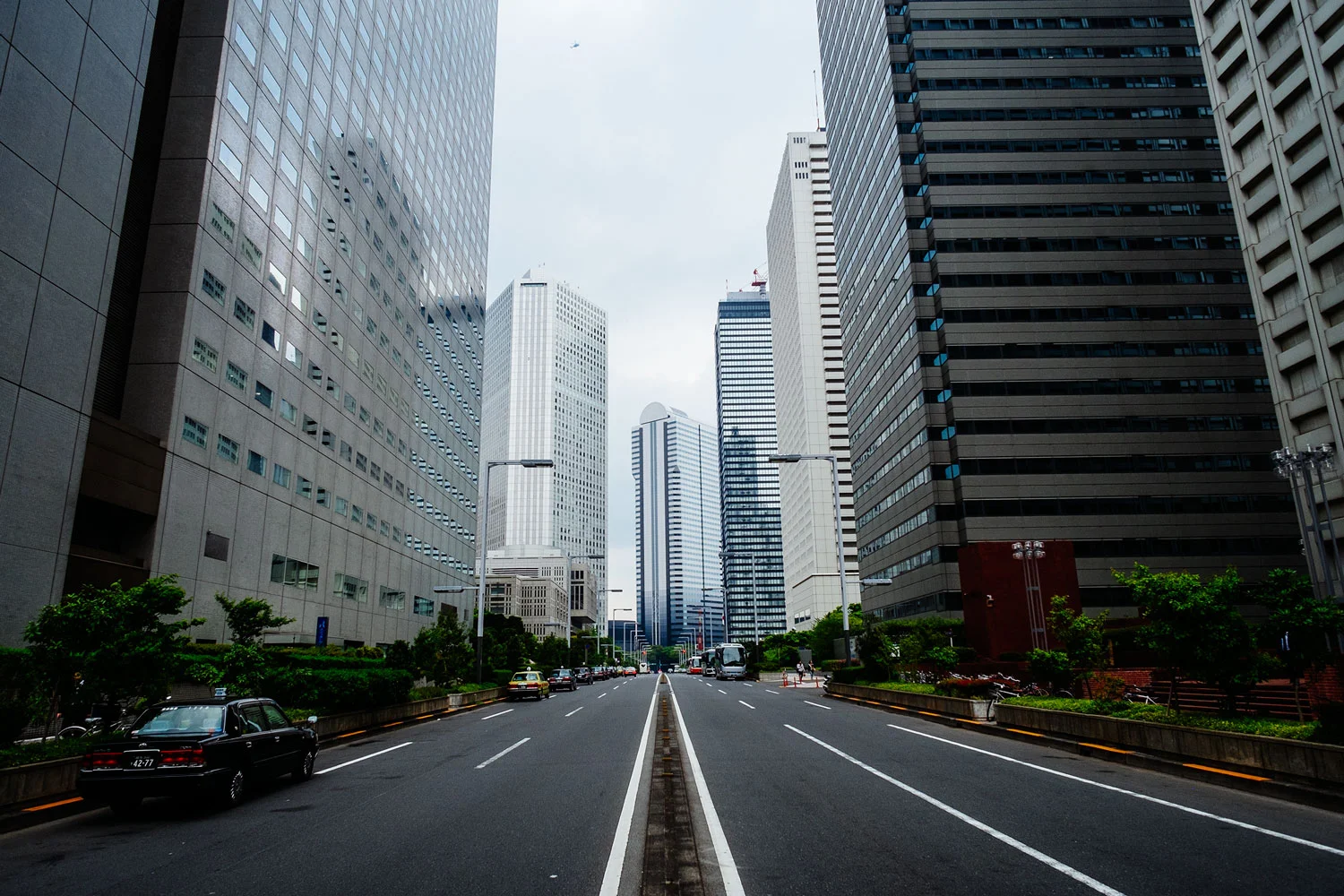 Shinjuku and all its massive skyscrapers.