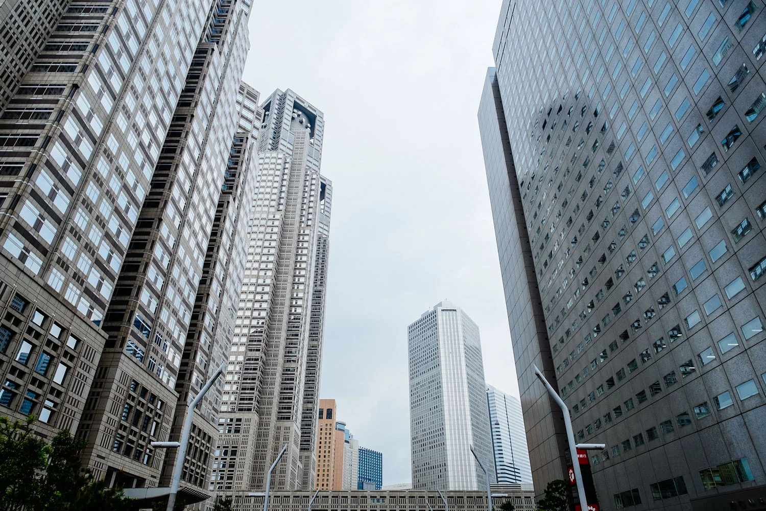Shinjuku and all its massive skyscrapers.