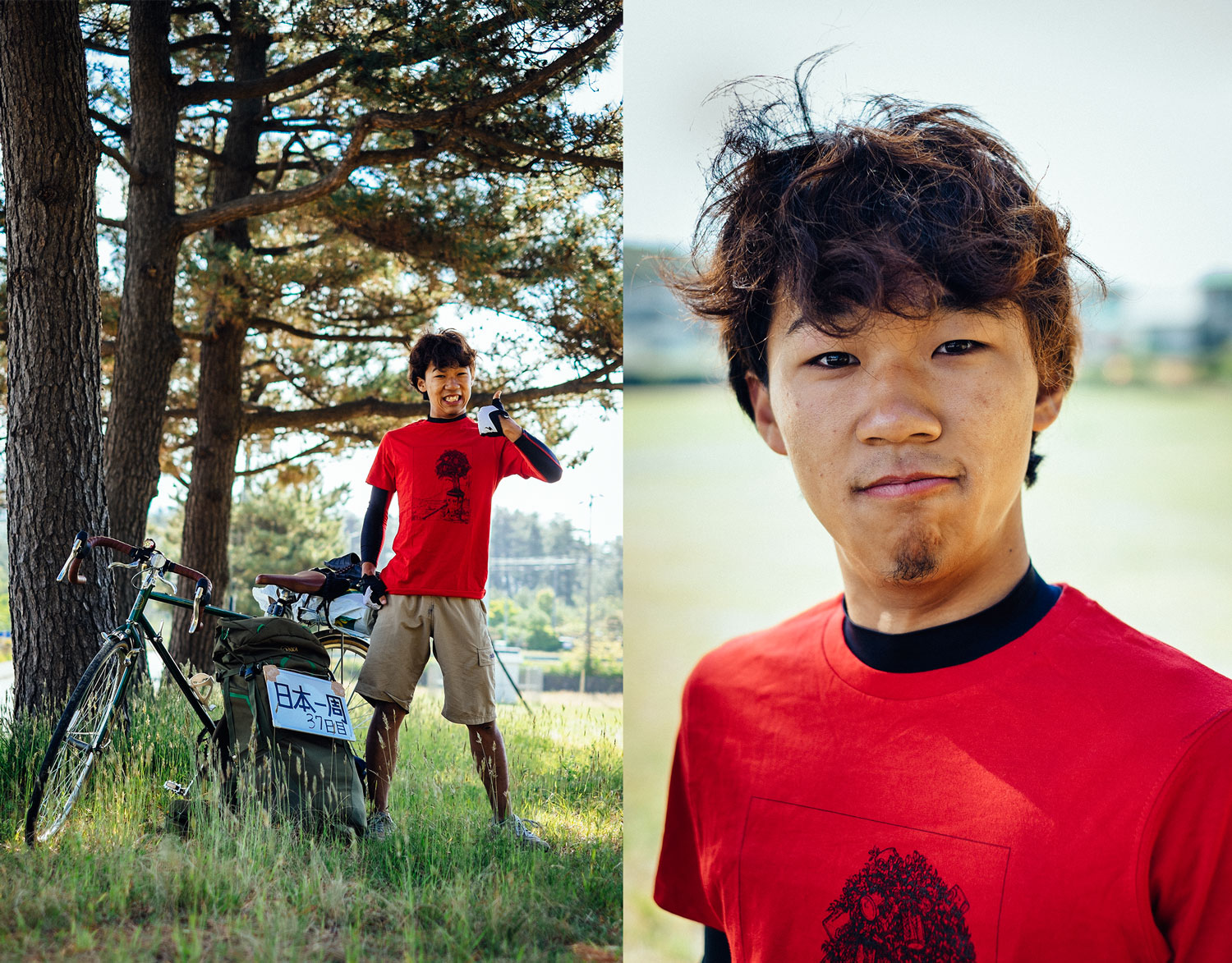 Kazuhito and his new Babel Line tshirt