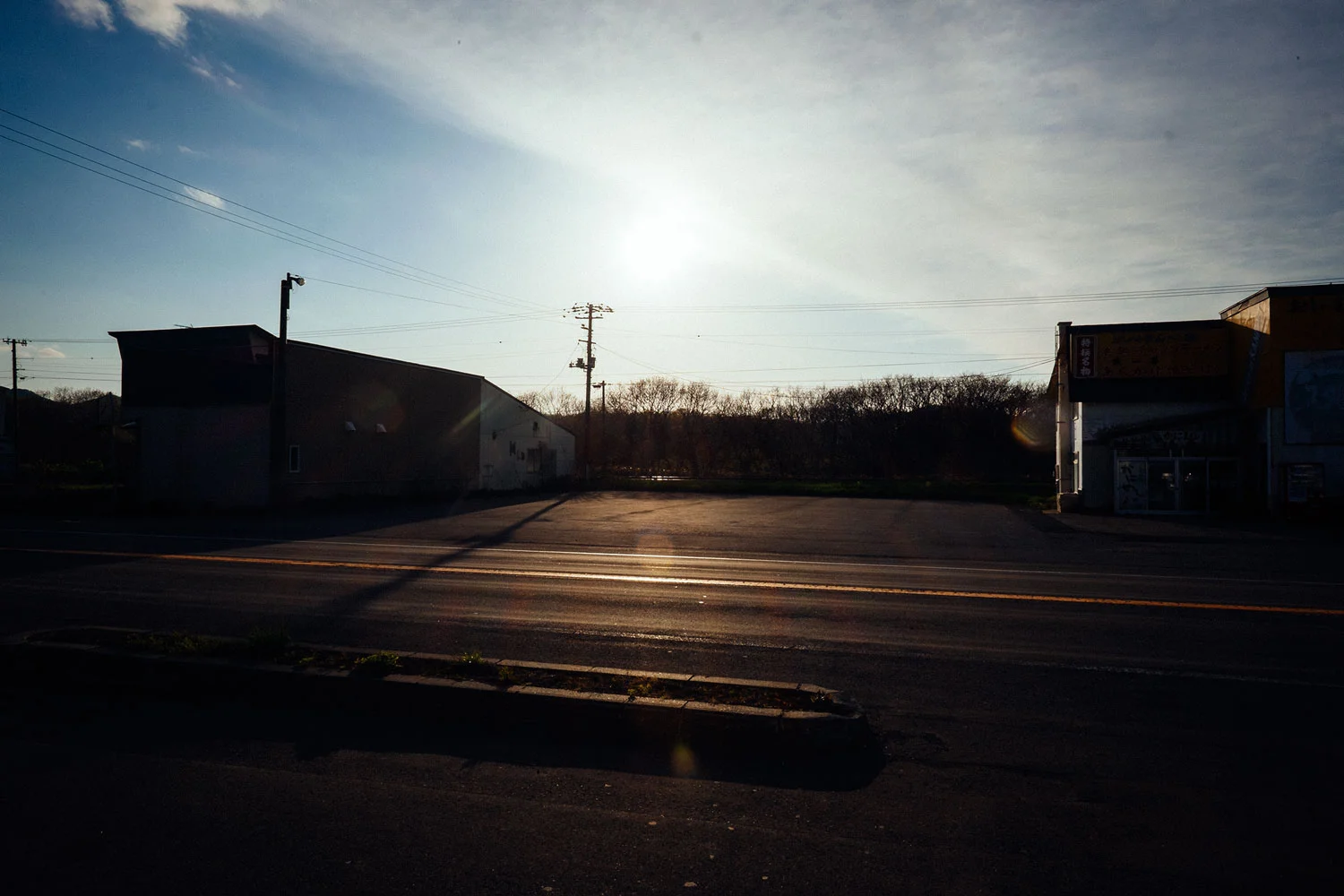 Sunset on yet another abandoned village