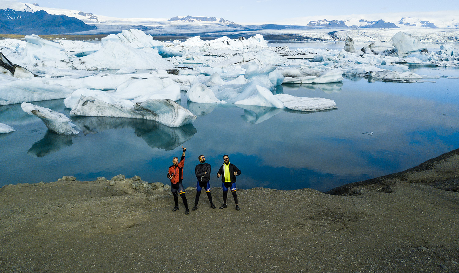 "OK PER GLI ICEBERG!!" - tre tordi a Jökulsárlón