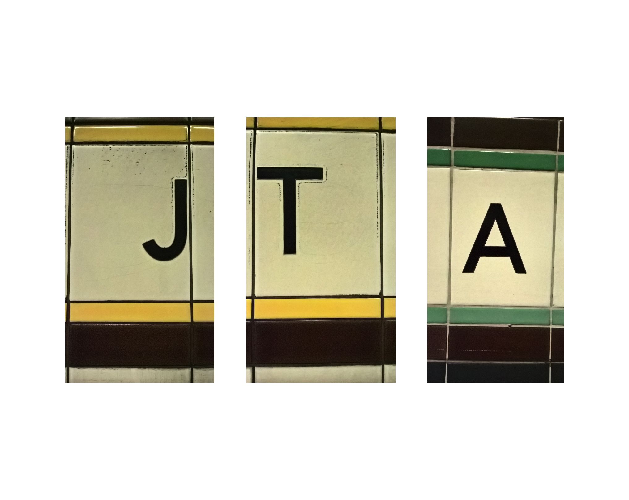 I do enjoy the underground stations at St John's Wood and Swiss Cottage. There are some beautiful details which are well worth a visit. Above is a possible rebranding exercise based on the text embossed onto the tiles at platform level - lovely stuff!