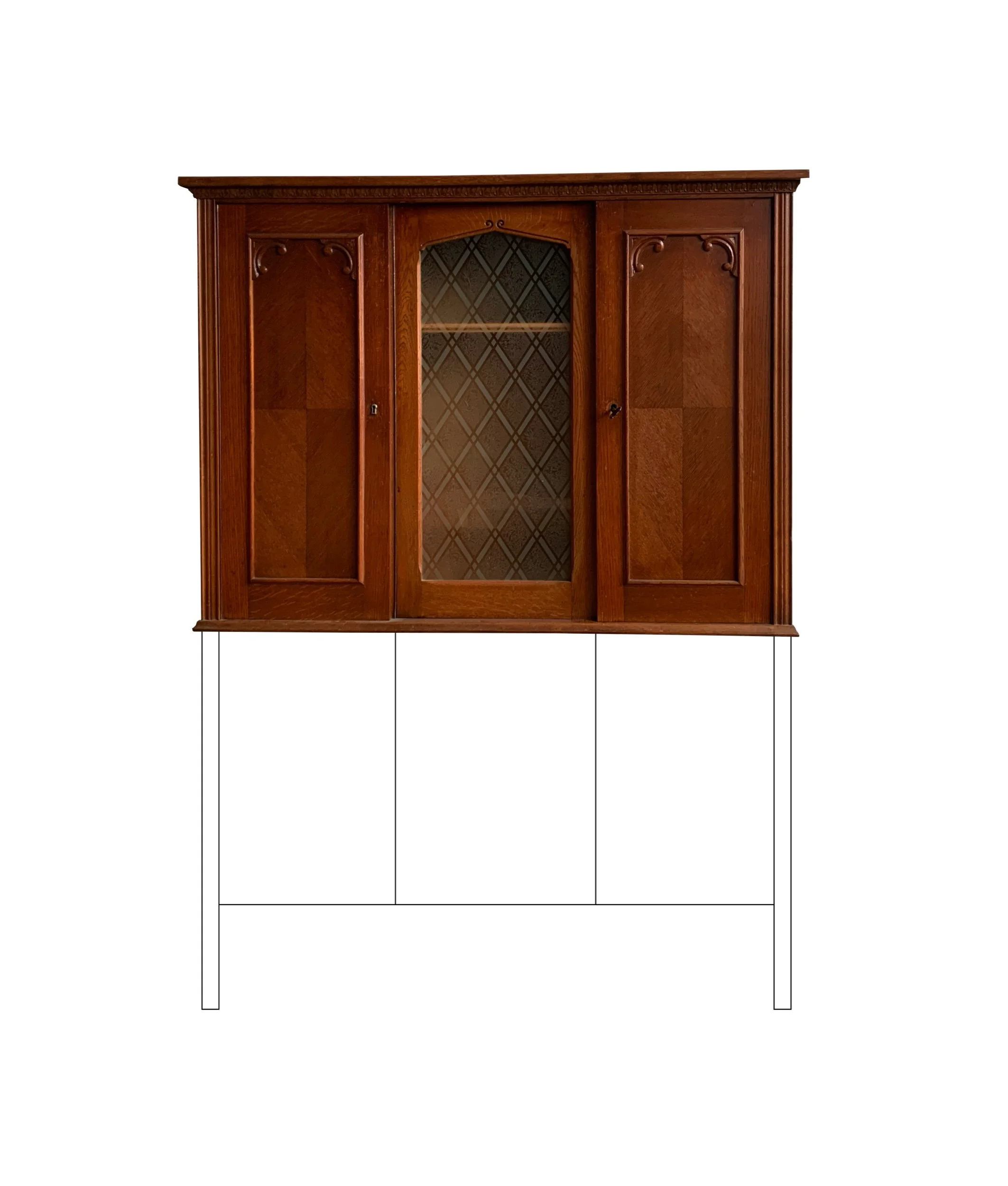 Driedeurs kast ontwerp