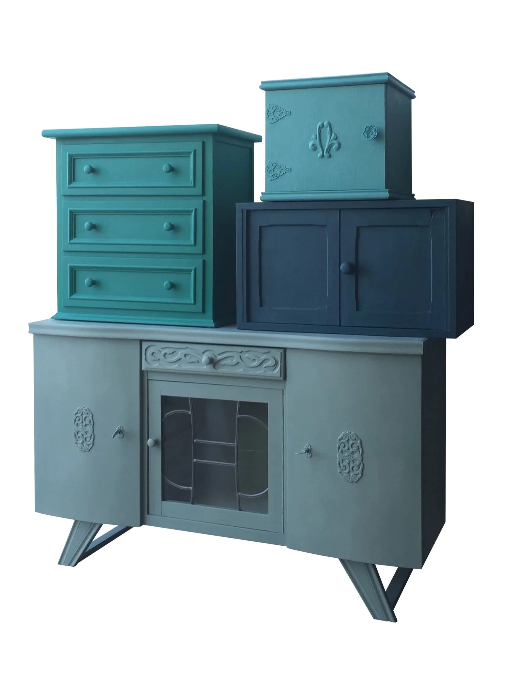 Kast 40 (verkocht) Meubel voor een bedrijfskantine