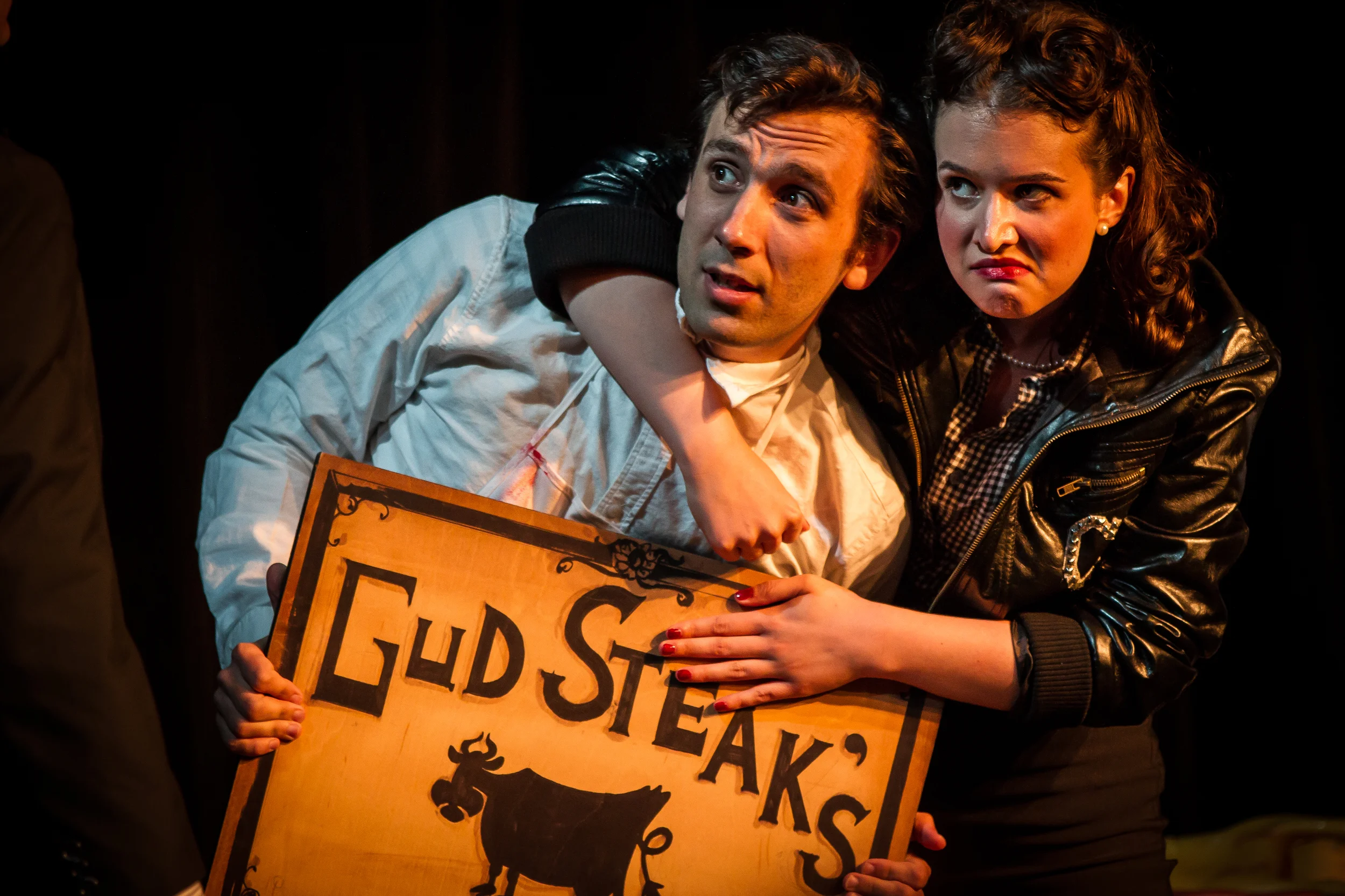 Dan Moyer and Lauren Glover. Photo by Tony Webster.
