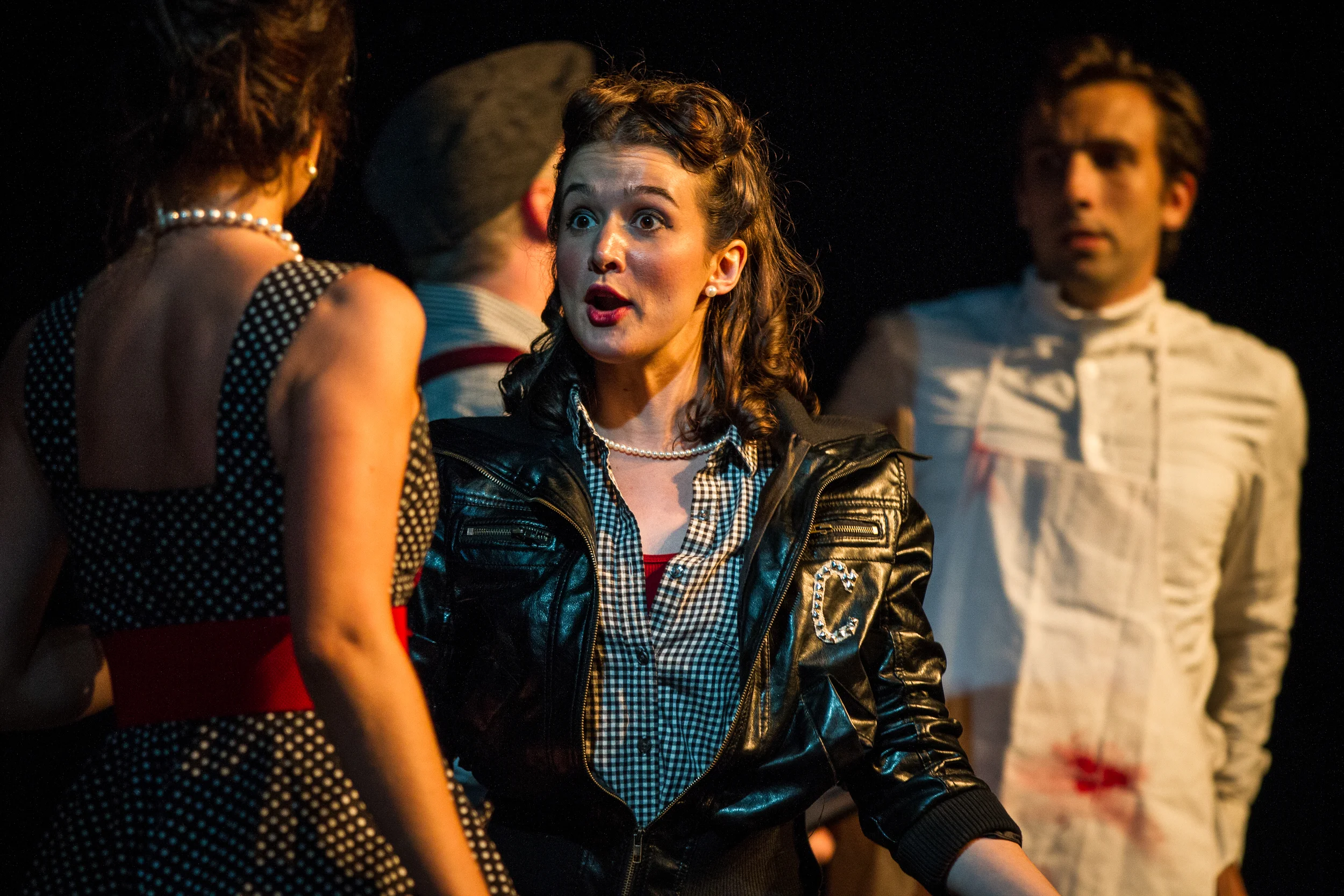 Ariana Venturi, Lauren Glover and Dan Moyer. Photo by Tony Webster.