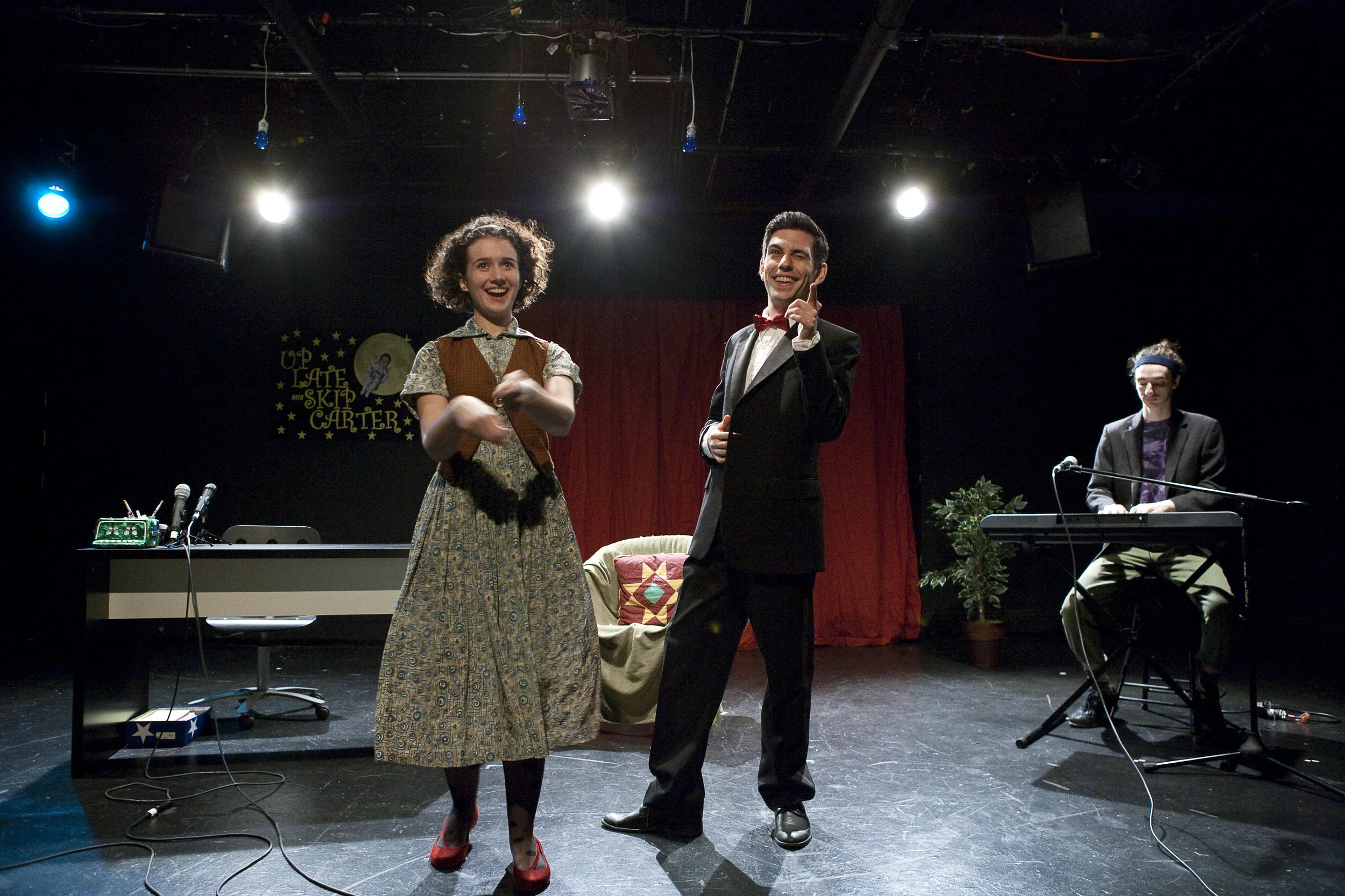 Lauren Glover, Nick Lehane and Gabriel Millman. Photo by Aaron Epstein.