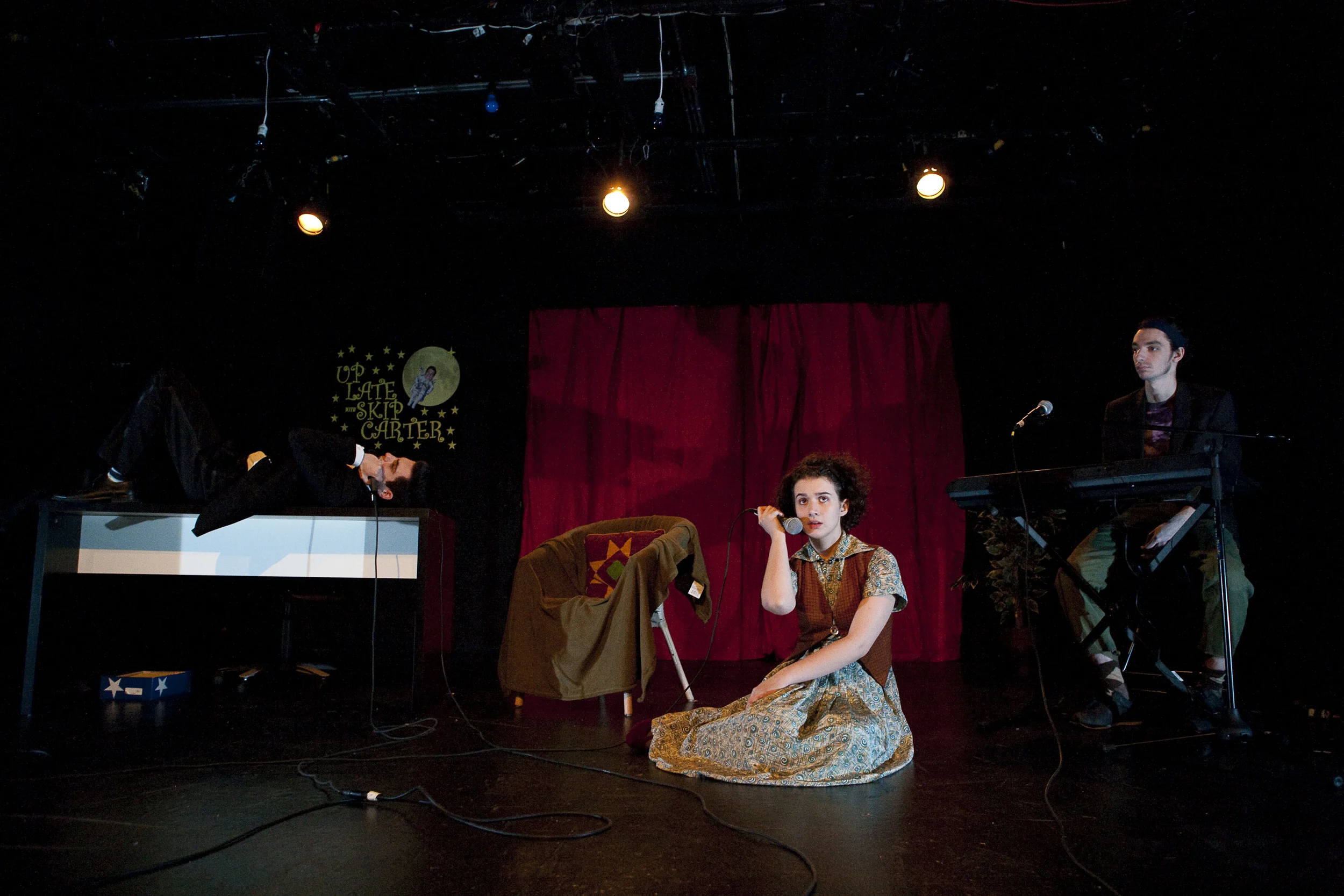Nick Lehane, Lauren Glover and Gabriel Millman. Photo by Aaron Epstein.