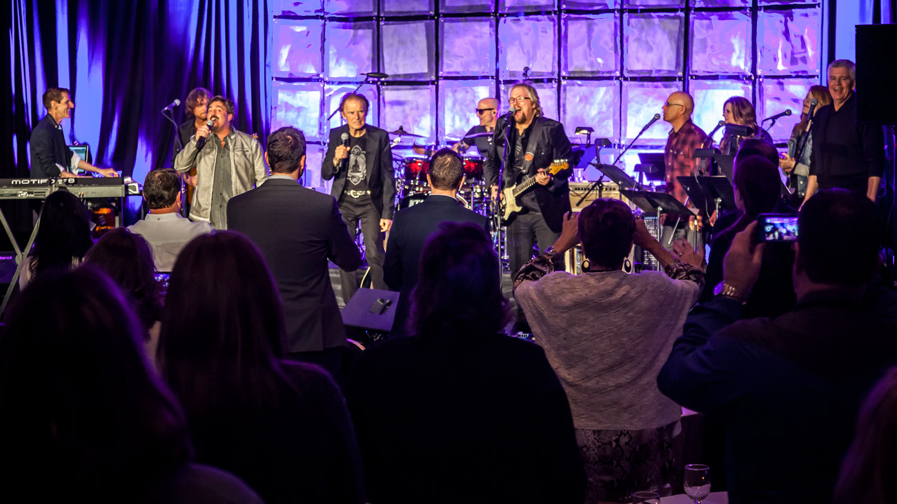 John Elefante, Gary Wright, and David at Convoy of Hope Benefit show.