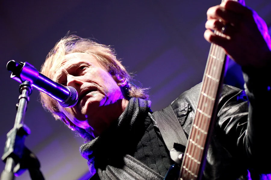 Richard Page of Mr Mister performing with David in Houston, TX