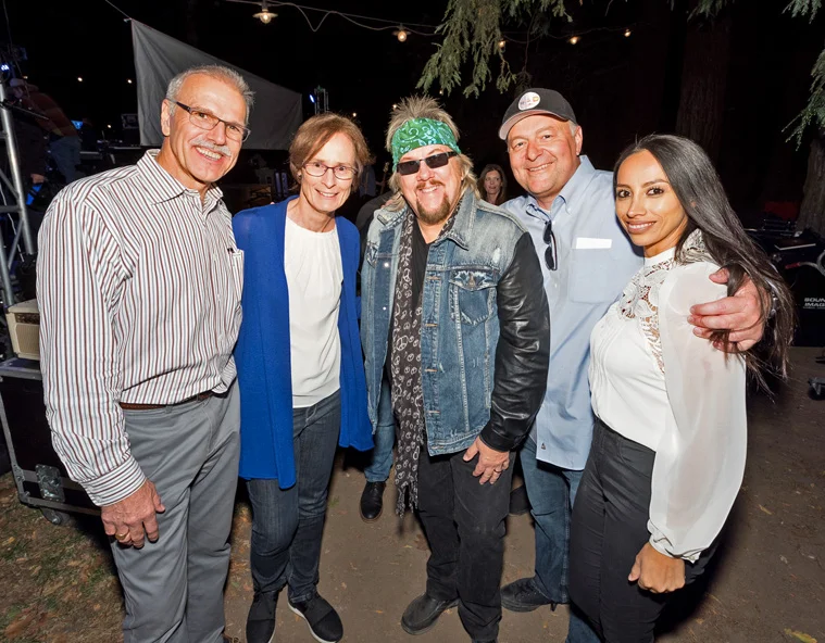 David with Wine Train CEO/Wife and Peter Mondavi (owner of Krug) and wife. Photo by Birdman