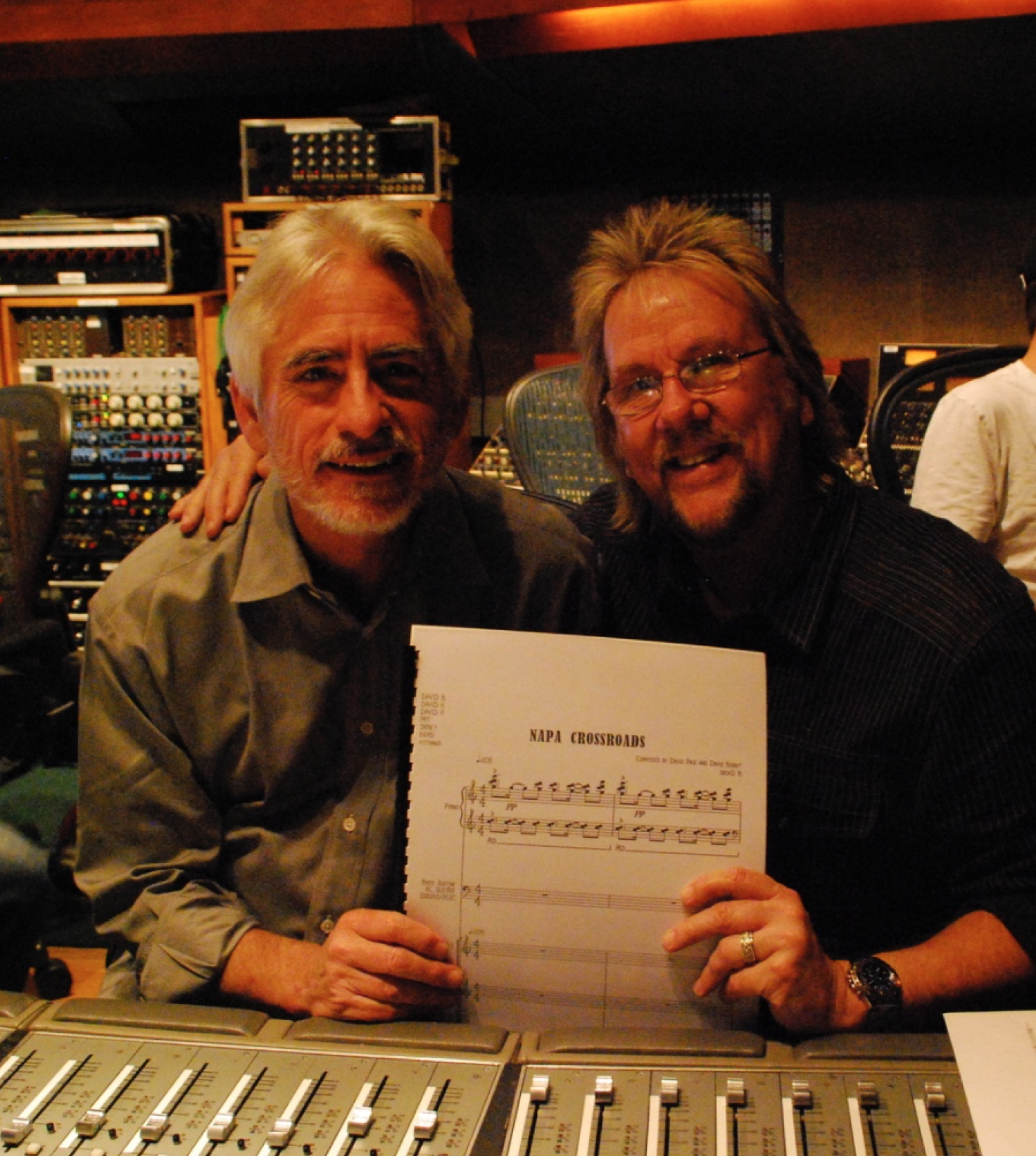 David and David Recording Orchestra for "Napa Crossroads Overture" at Ocean Way Studios