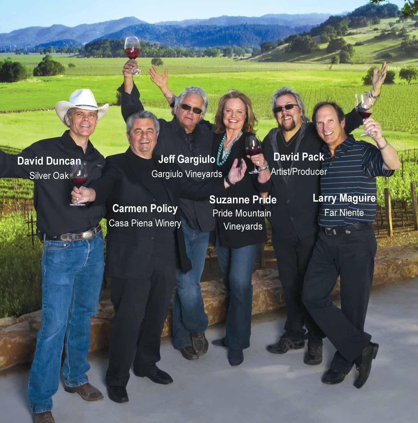 David and his Napa Crossroads Collaborators