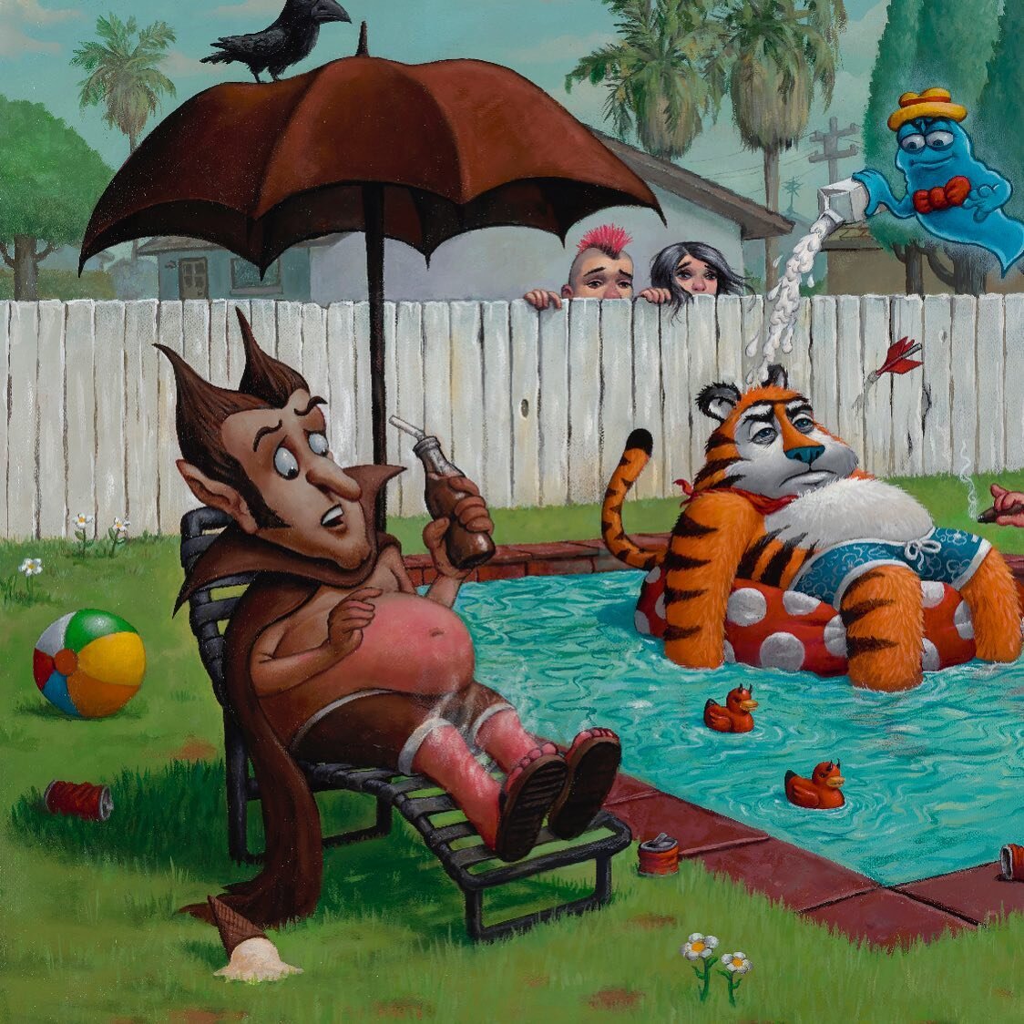 &ldquo;Sweet Day Poolside&rdquo; #countchocula #sugar #frostedflakes